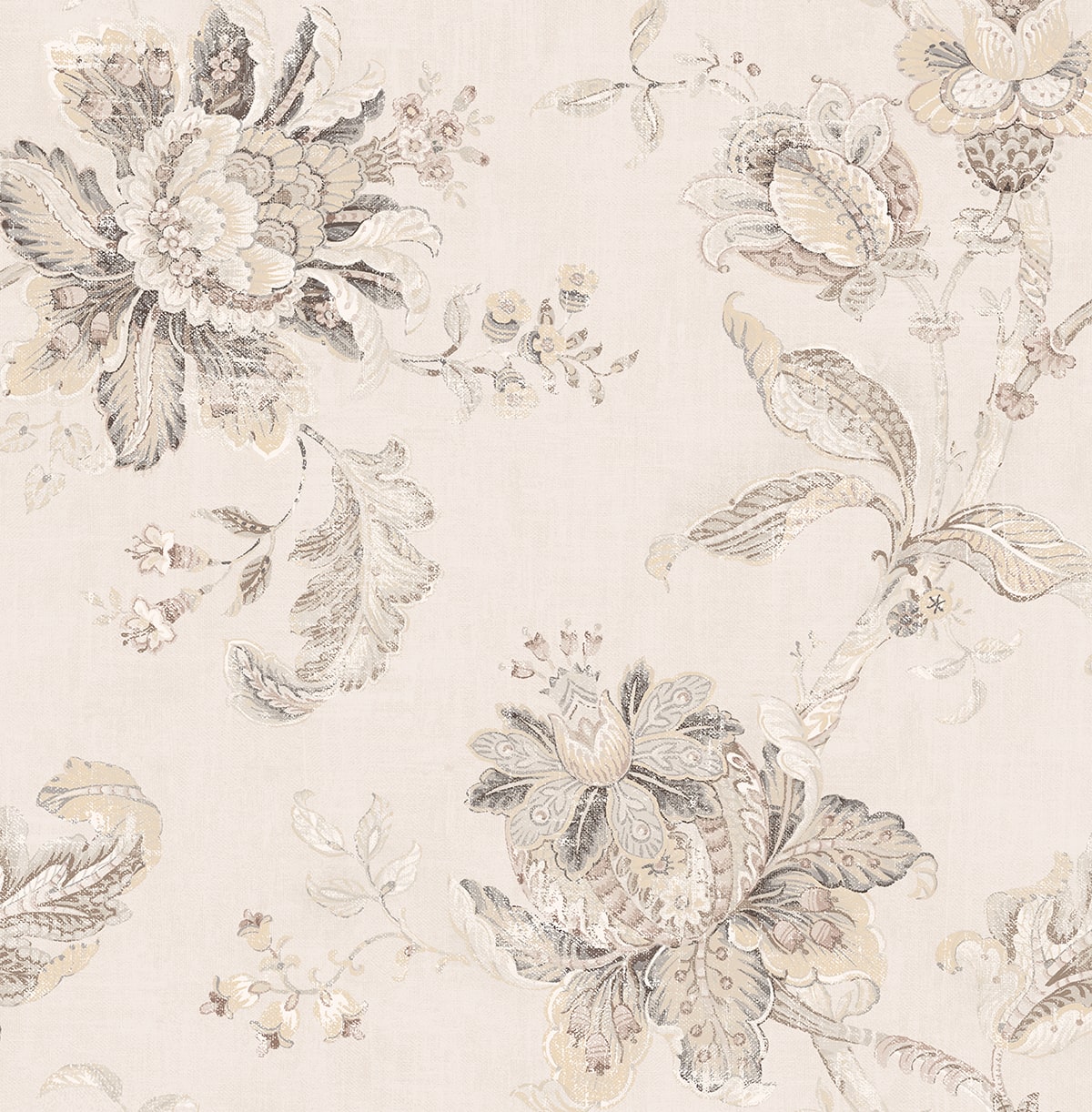 Anelda Jacobean Peel and Stick Removable Wallpaper