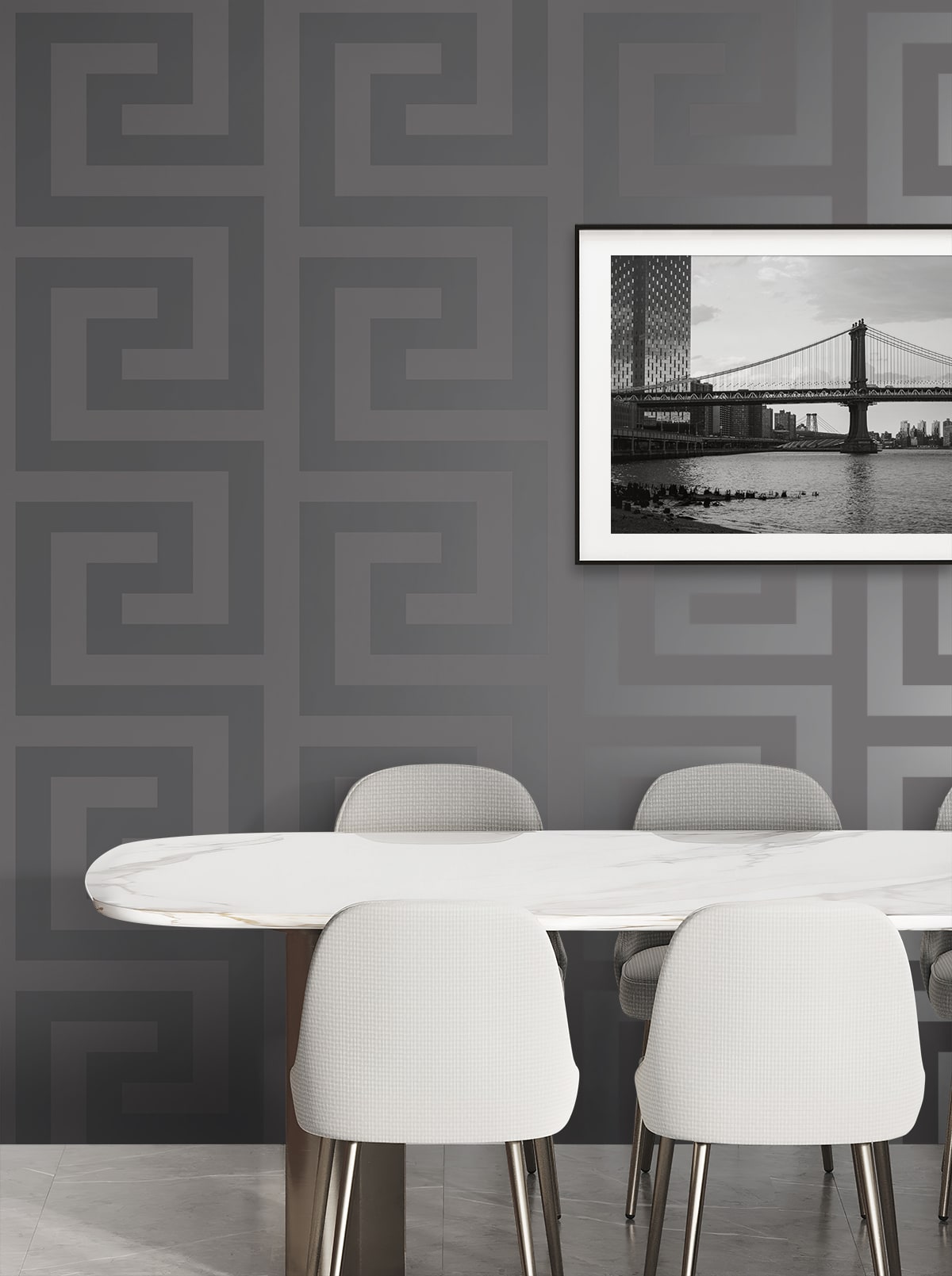 Geometric Maze Premium Peel and Stick Removable Wallpaper