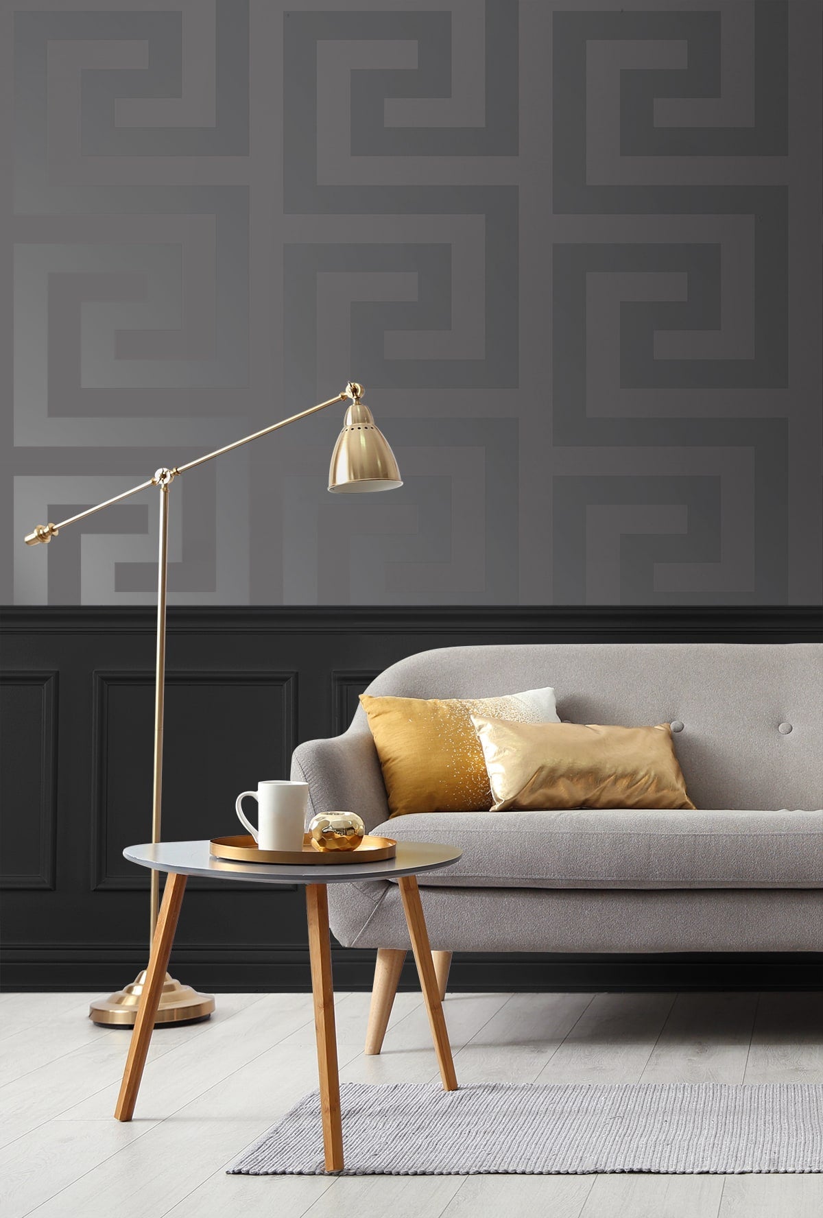 Geometric Maze Premium Peel and Stick Removable Wallpaper