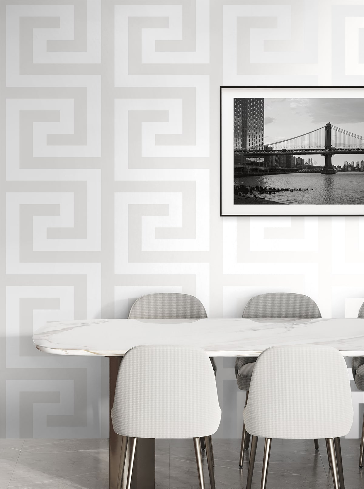 Geometric Maze Premium Peel and Stick Removable Wallpaper