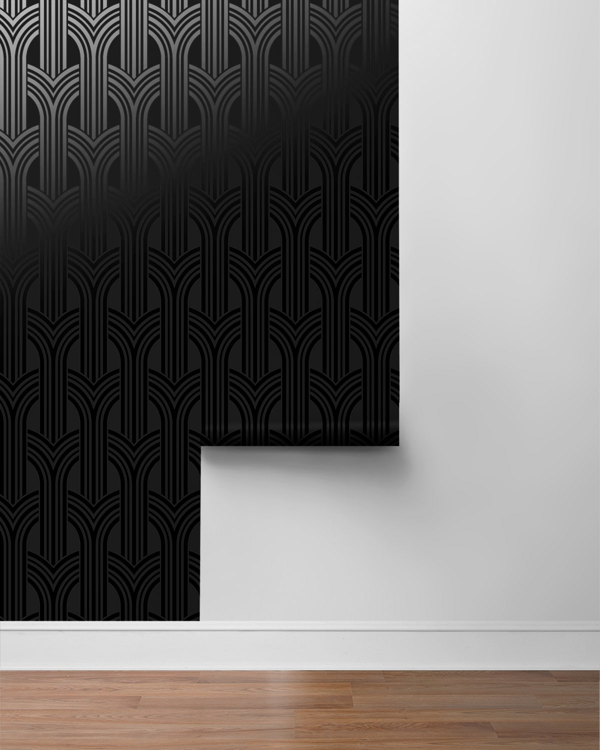 Geometric Arches Premium Peel and Stick Removable Wallpaper