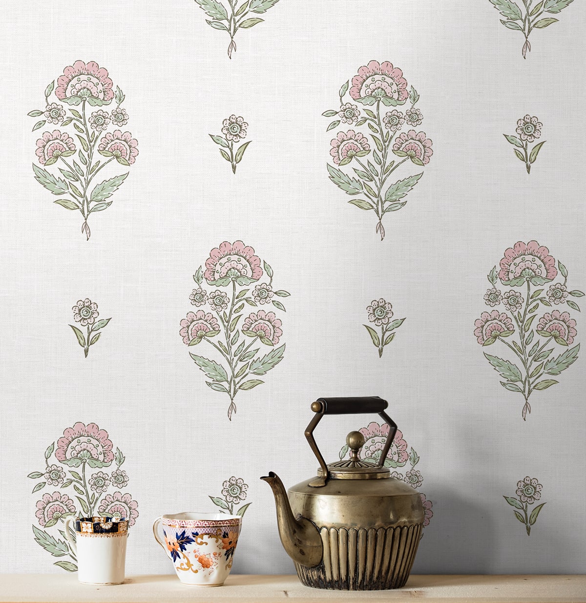 Floral Spot Premium Matte Non-Woven Peel and Stick Wallpaper