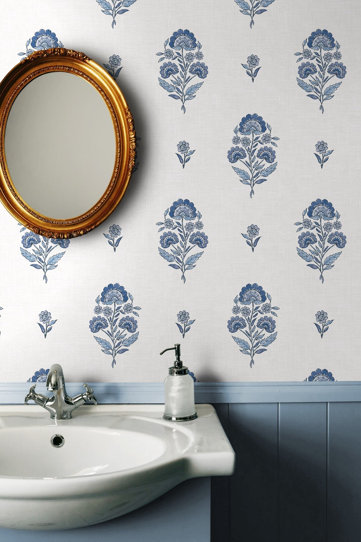 Floral Spot Premium Matte Non-Woven Peel and Stick Wallpaper
