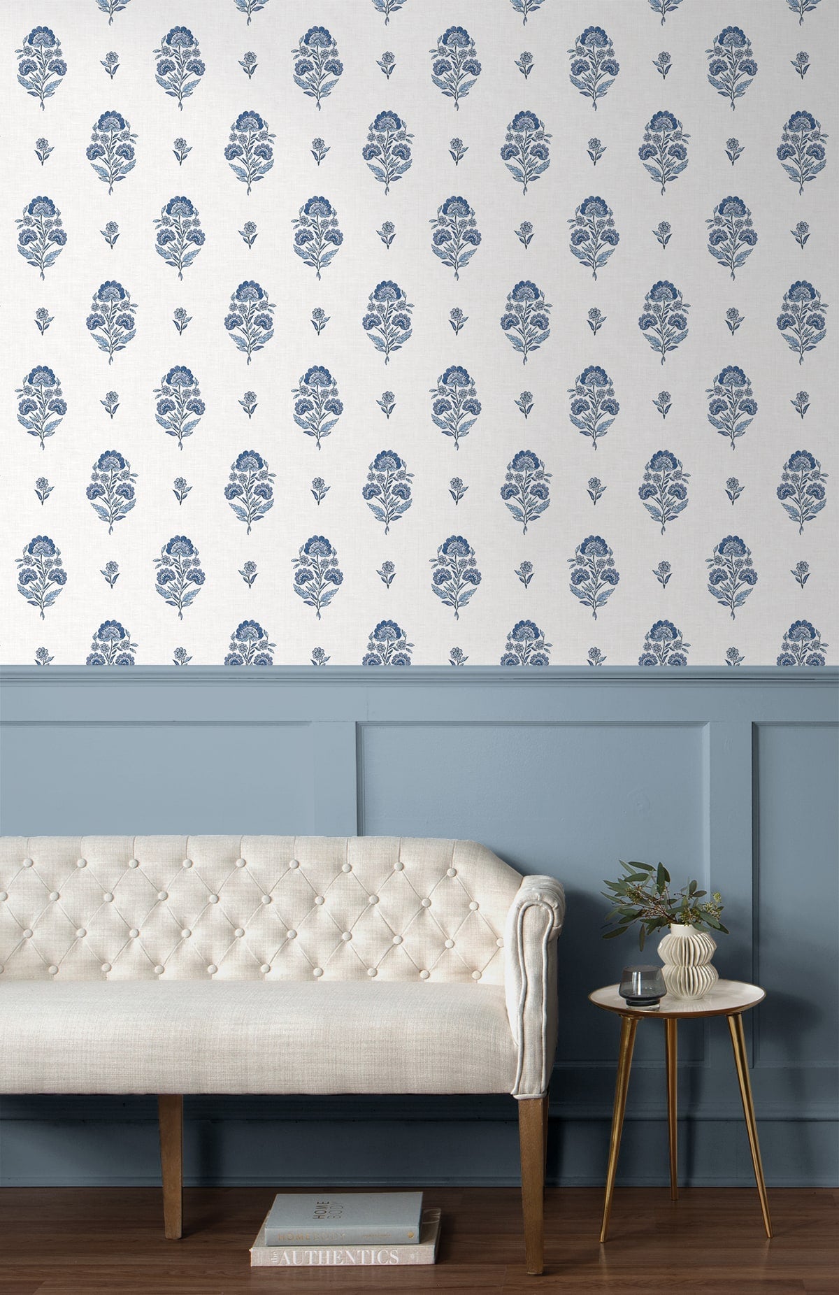 Floral Spot Premium Matte Non-Woven Peel and Stick Wallpaper