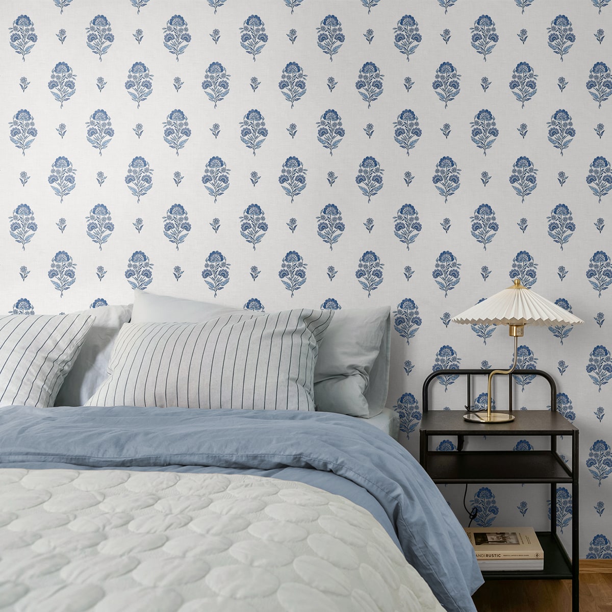 Floral Spot Premium Matte Non-Woven Peel and Stick Wallpaper