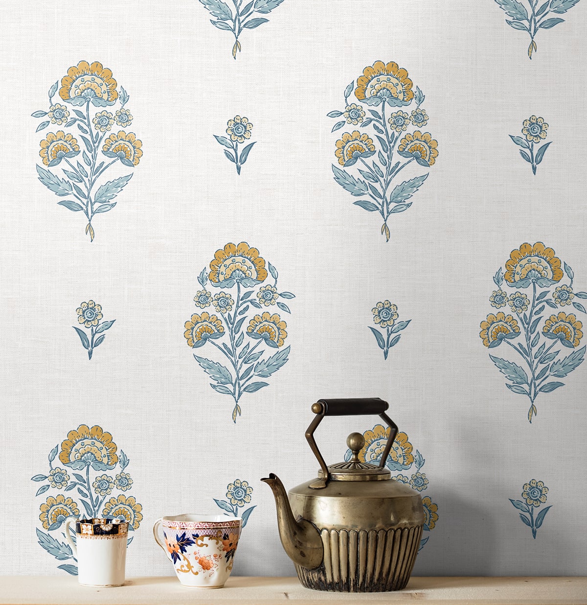 Floral Spot Premium Matte Non-Woven Peel and Stick Wallpaper