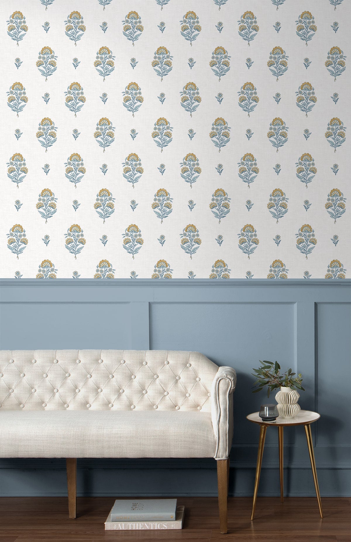 Floral Spot Premium Matte Non-Woven Peel and Stick Wallpaper