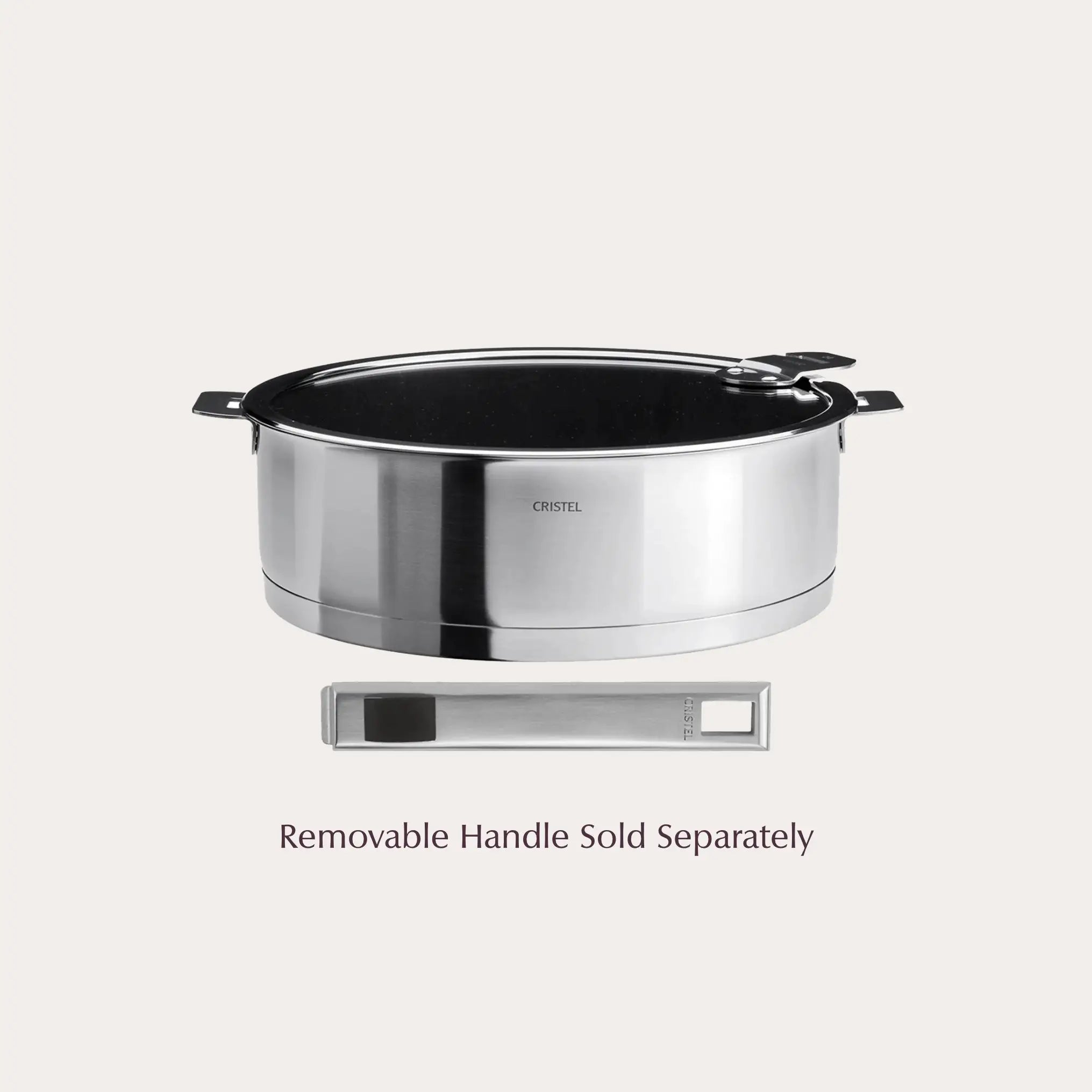 Cristel Non-Stick Saute Pan