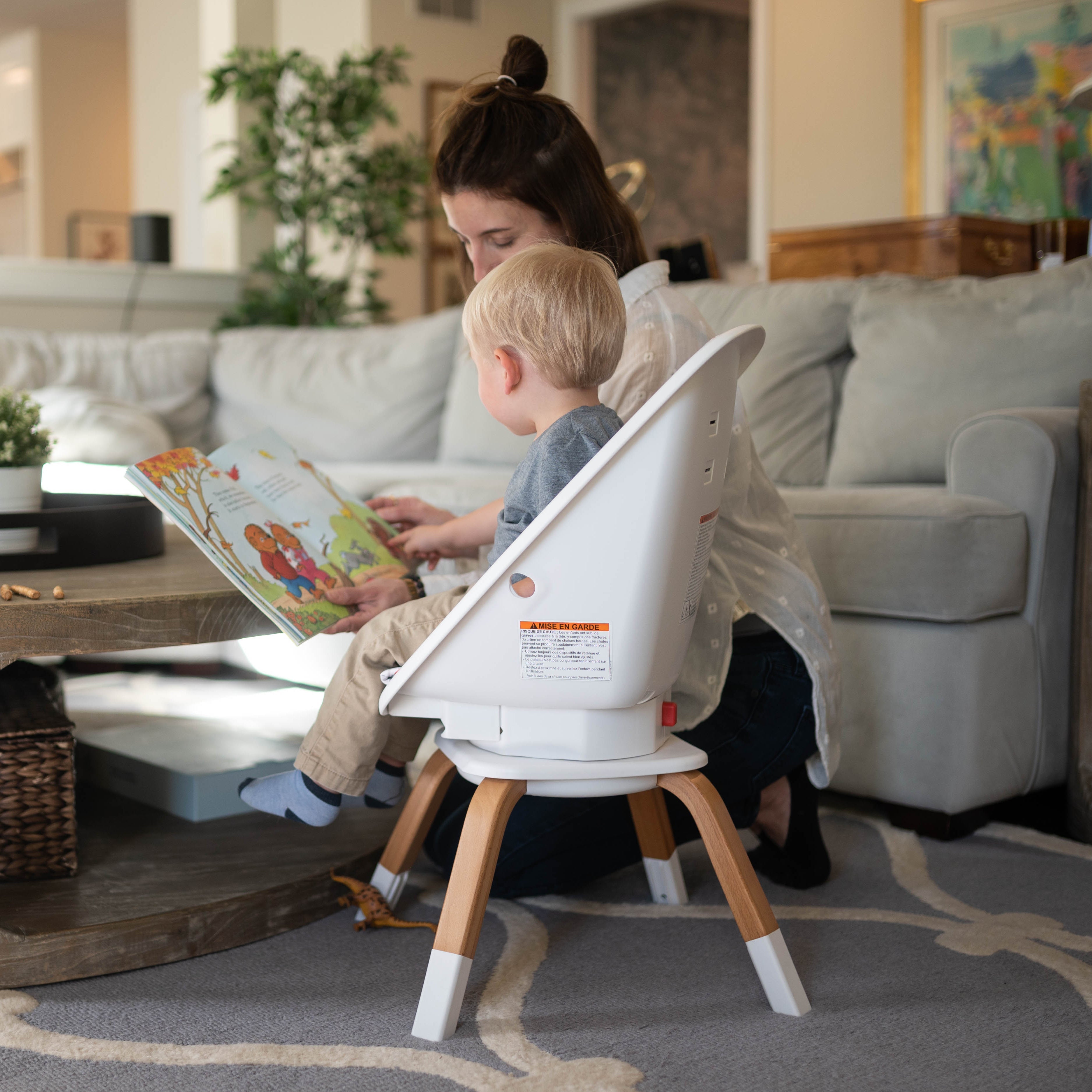 TruBliss® 2-in-1 Turn-A-Tot Highchair with 360° swivel