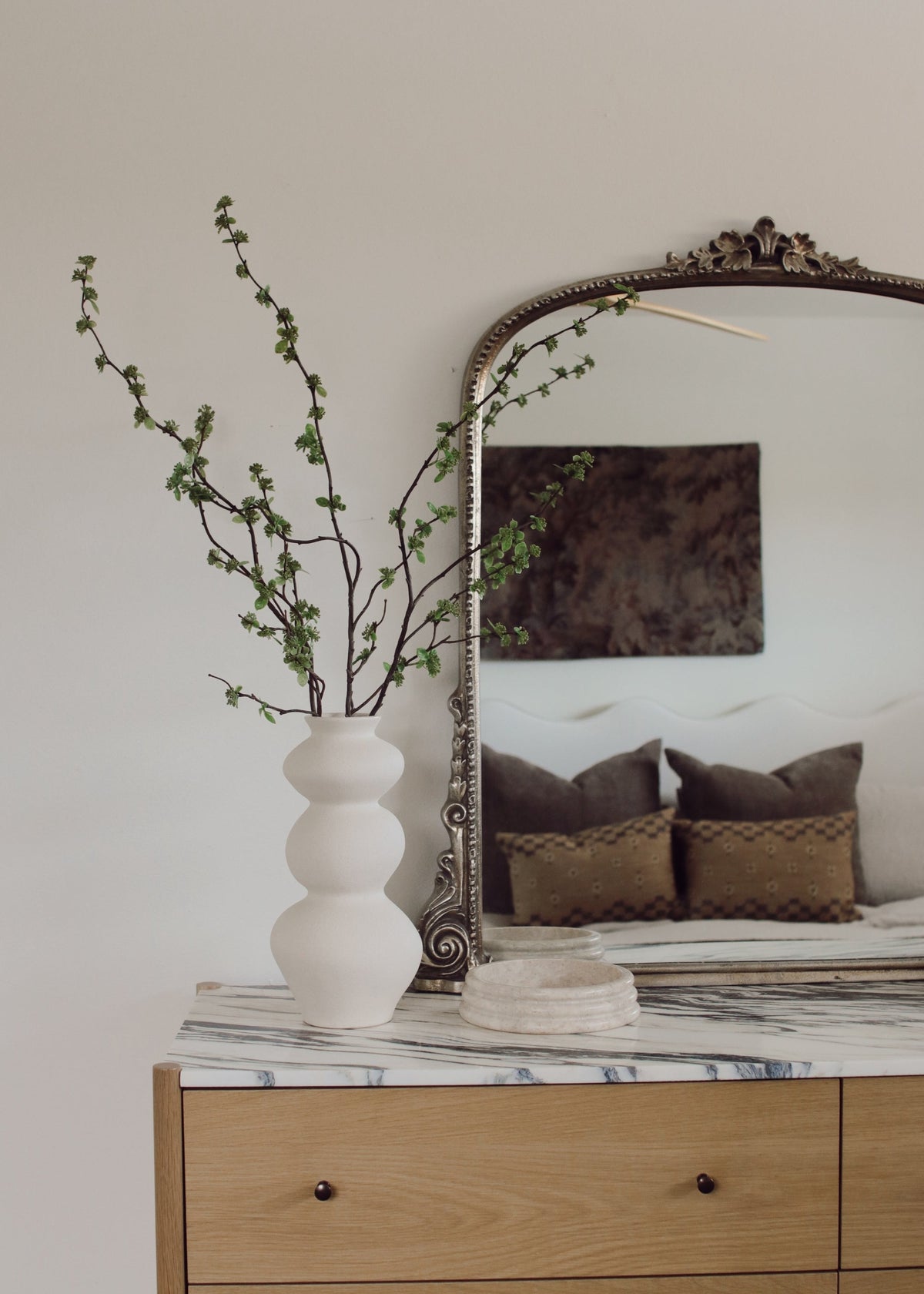 Artificial Branch with Green Buds - 40"
