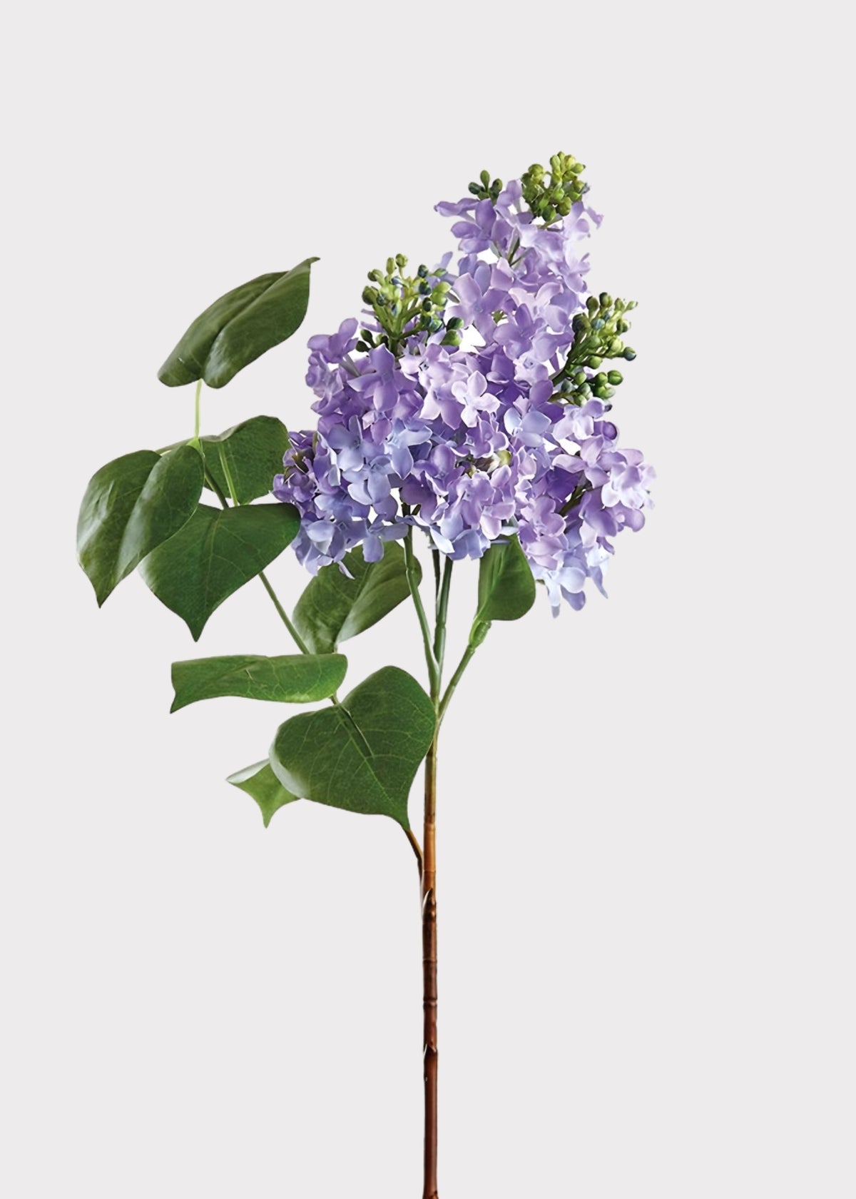 Premium Lavender Fake Blooming Lilac Branch - 26"