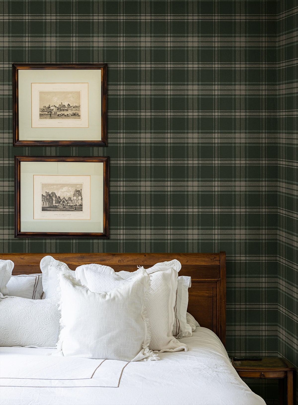 Dellabrooke Plaid Prepasted Wallpaper