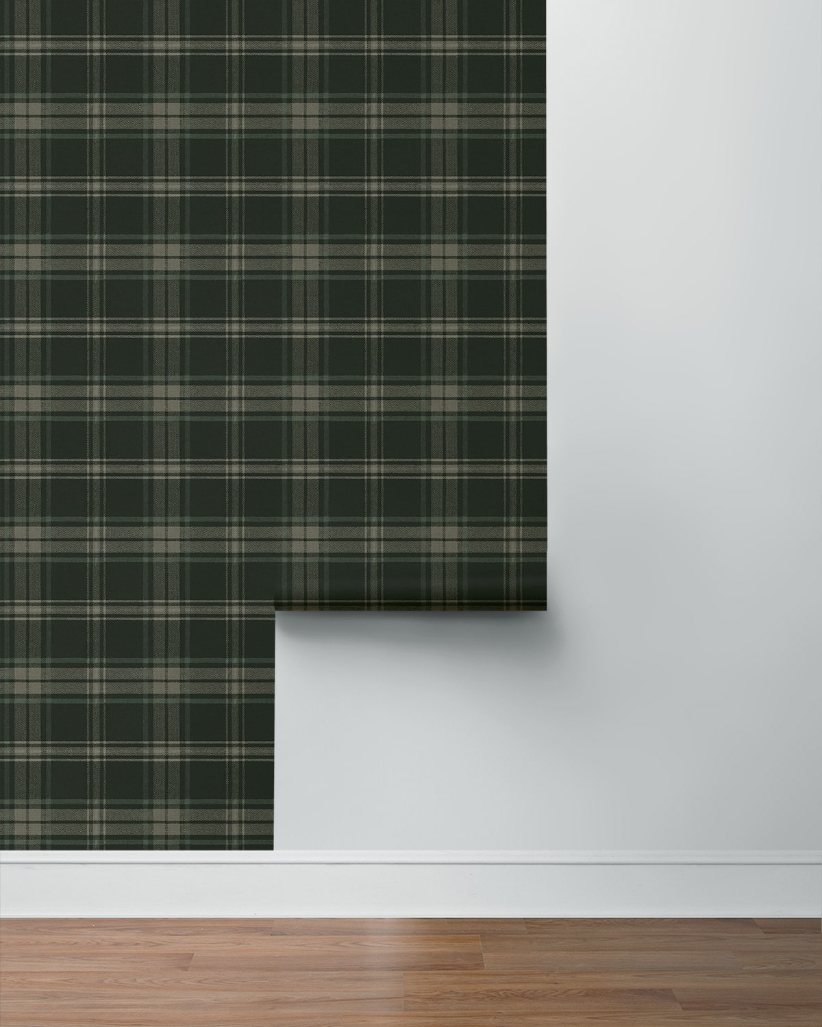 Dellabrooke Plaid Prepasted Wallpaper