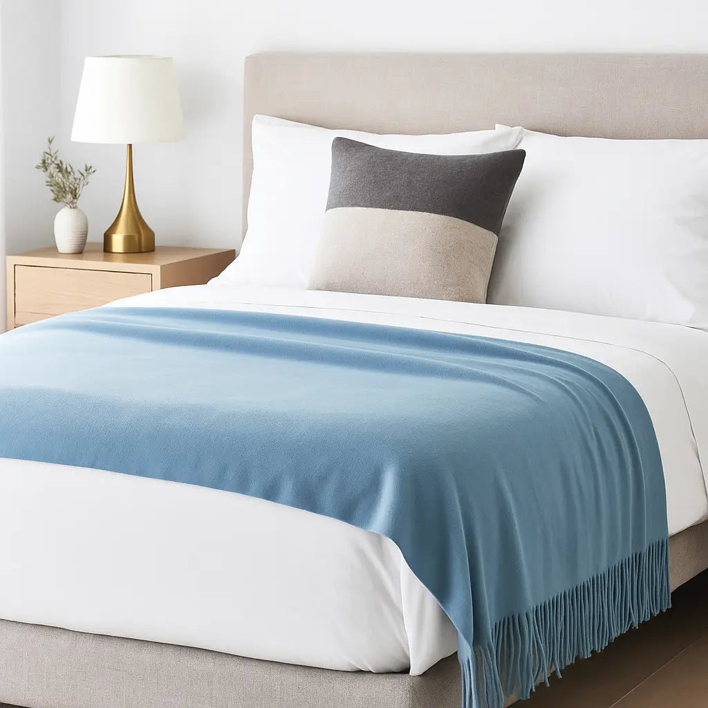 Cashmere Throw Blanket - 55"x74"