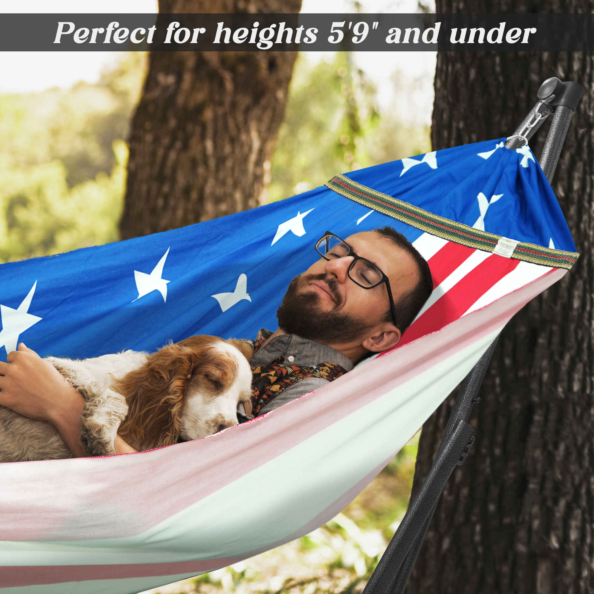 Tranquillo Uniki Canvas Hammock with Stand