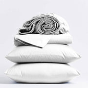Queen Size, White, Organic Cotton Sheet Set