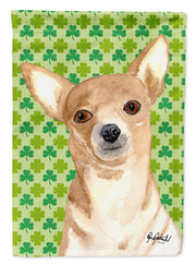 Chihuahua St Patrick's Day Garden Flag