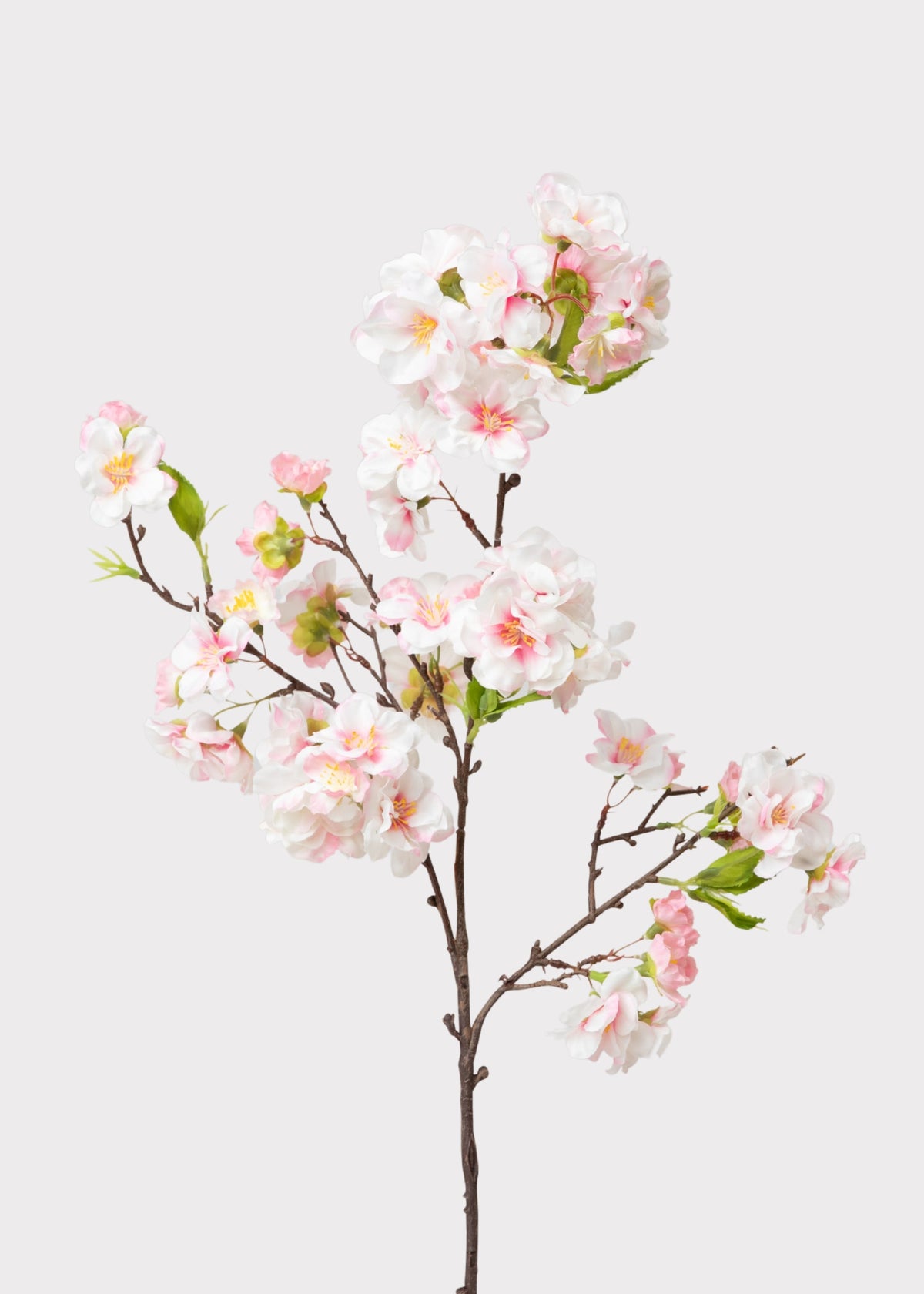 Pink Fake Cherry Blossom Branch Pick - 18"