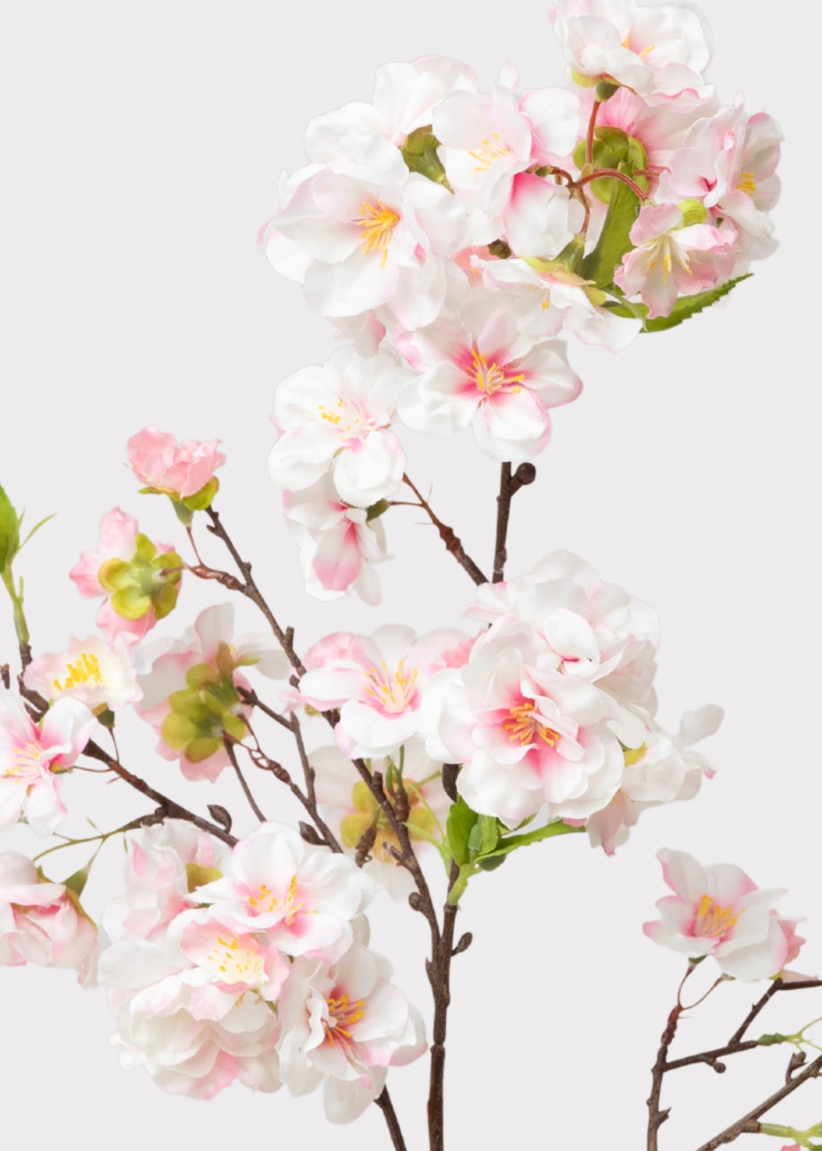 Pink Fake Cherry Blossom Branch Pick - 18"