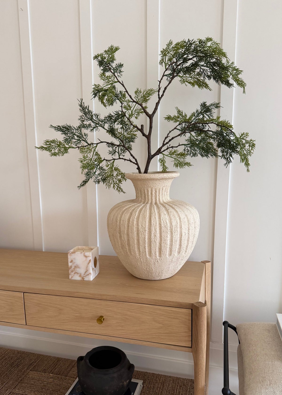 Deluxe Tall Artificial Cedar Branch - 43"
