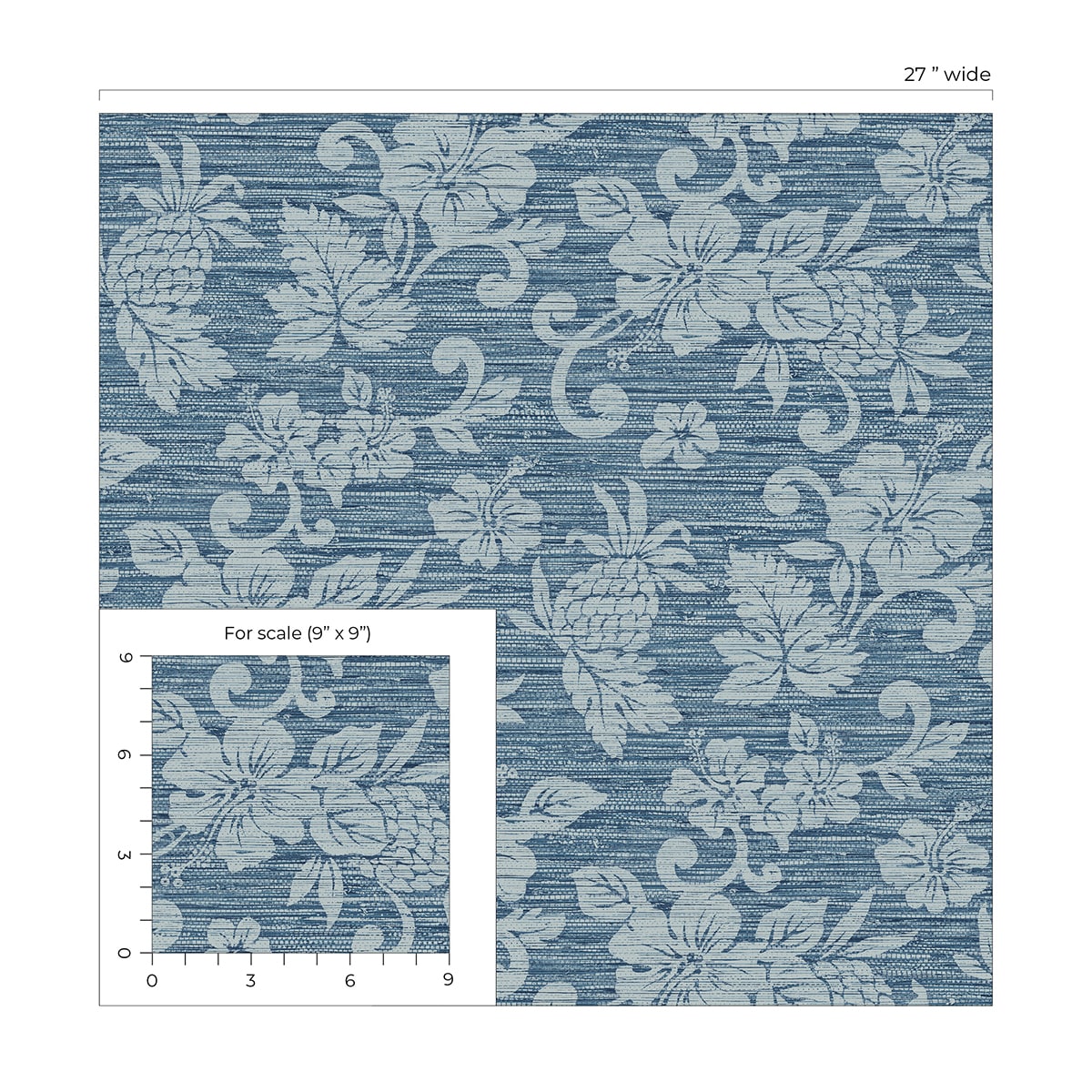 Summer House Juno Island Floral Unpasted Wallpaper