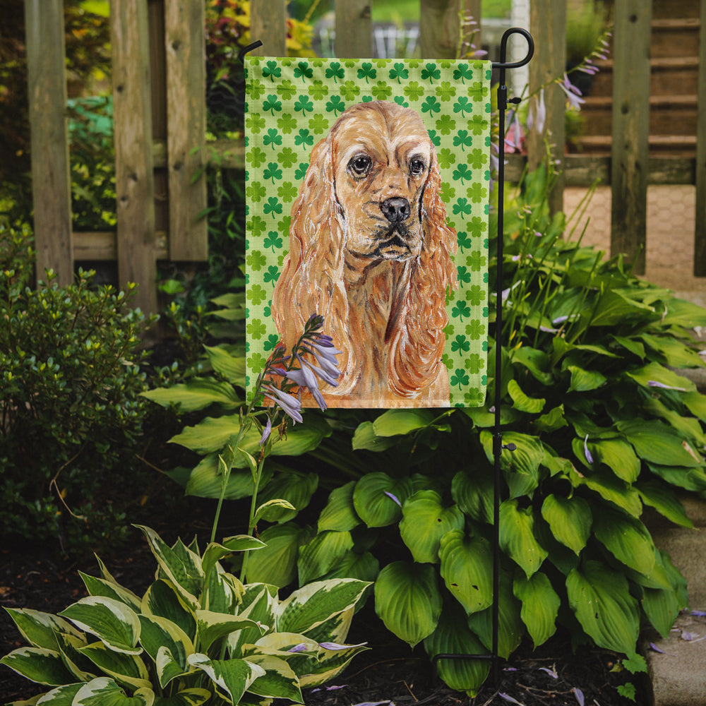 Cocker Spaniel St Patrick's Irish Garden Flag