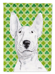 Bull Terrier St Patrick's Irish Garden Flag