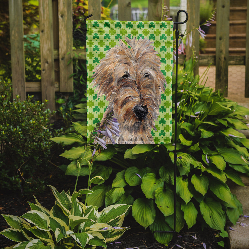 Goldendoodle St Patrick's Irish Garden Flag