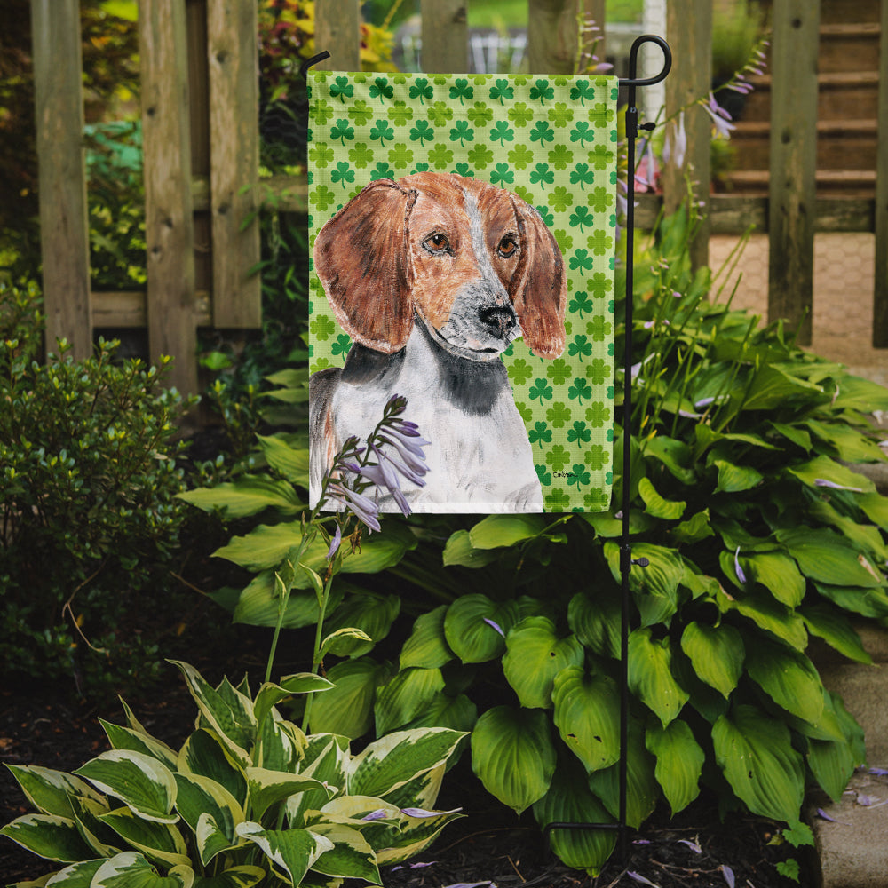 English Foxhound St Patrick's Irish Garden Flag