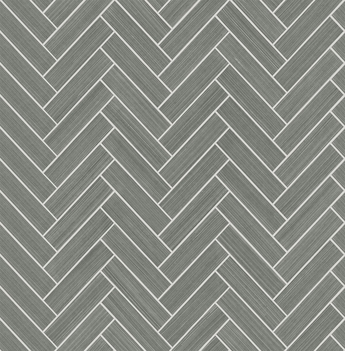 Herringbone Inlay Peel and Stick Removable Wallpaper
