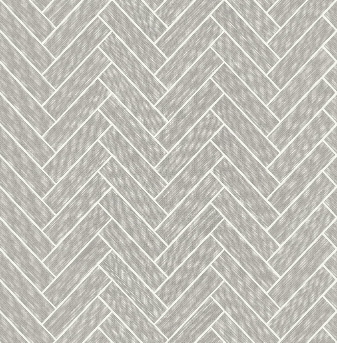 Herringbone Inlay Peel and Stick Removable Wallpaper