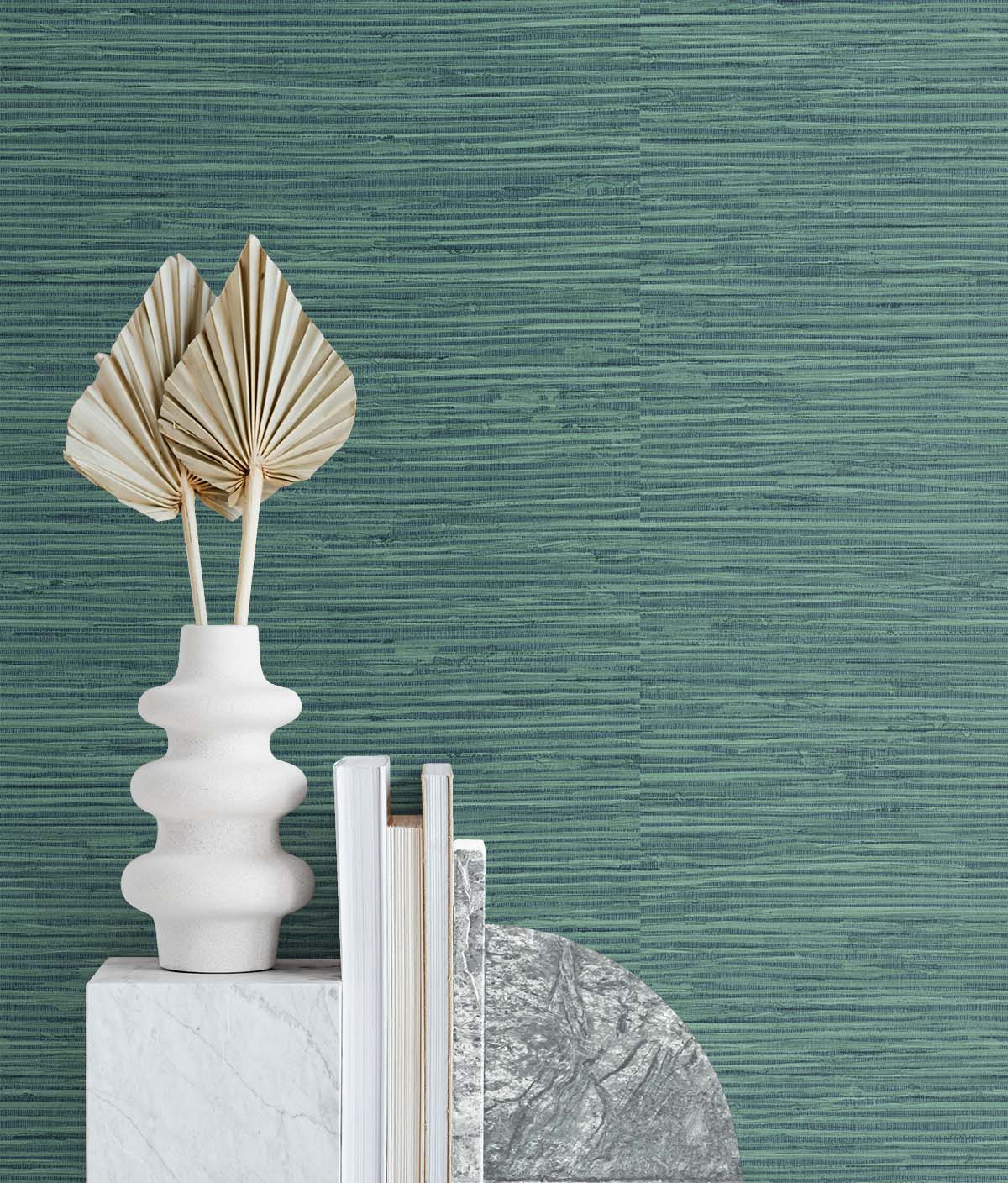 Saybrook Faux Rushcloth Peel and Stick Removable Wallpaper
