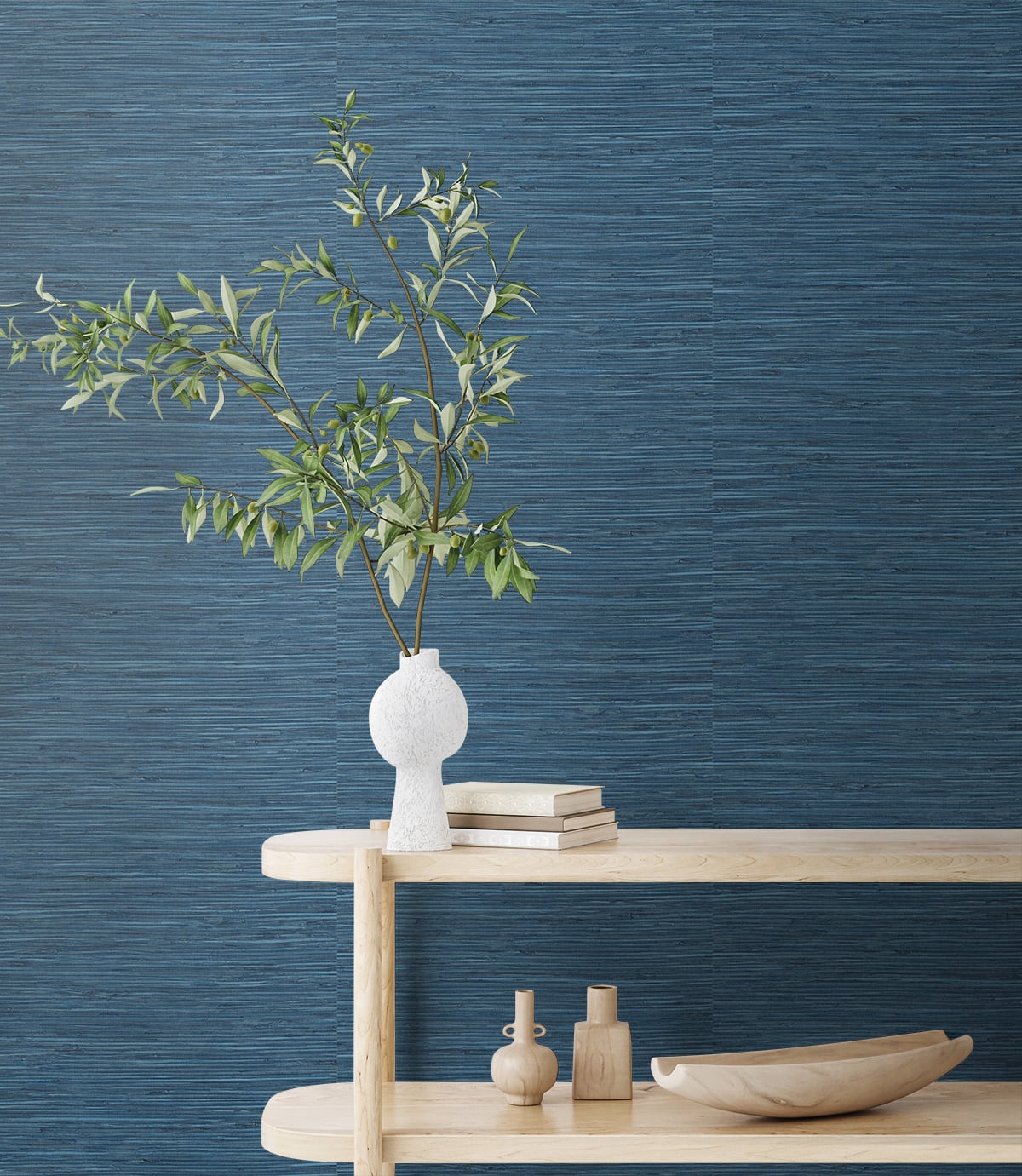 Saybrook Faux Rushcloth Peel and Stick Removable Wallpaper