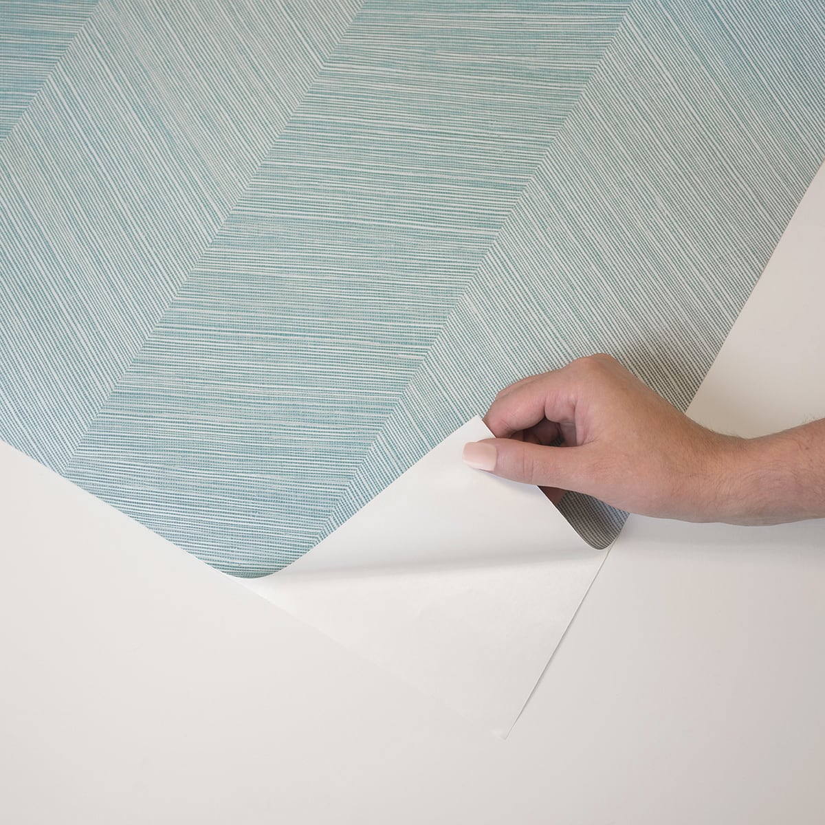 Chevy Hemp Peel and Stick Removable Wallpaper