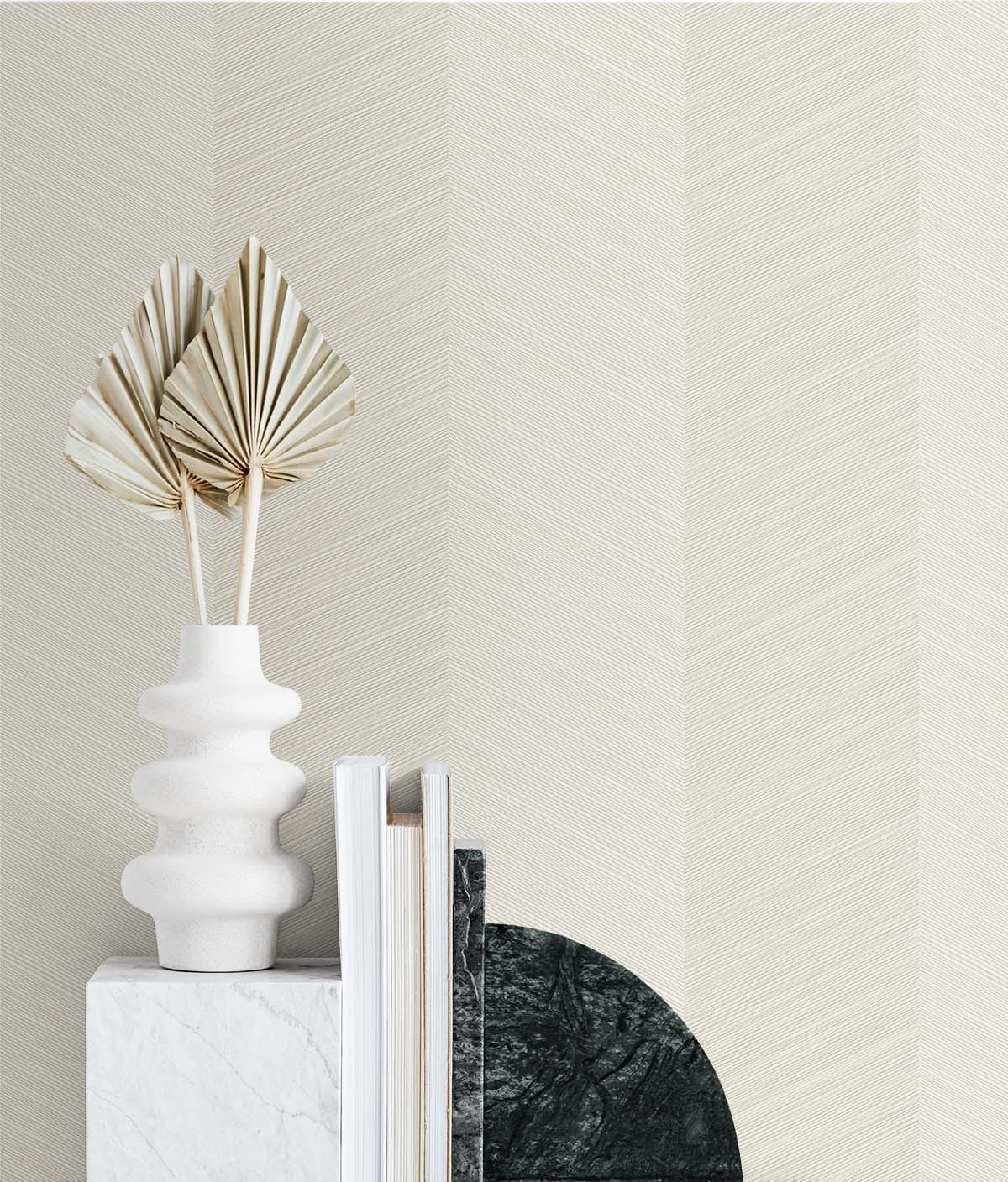 Chevy Hemp Peel and Stick Removable Wallpaper