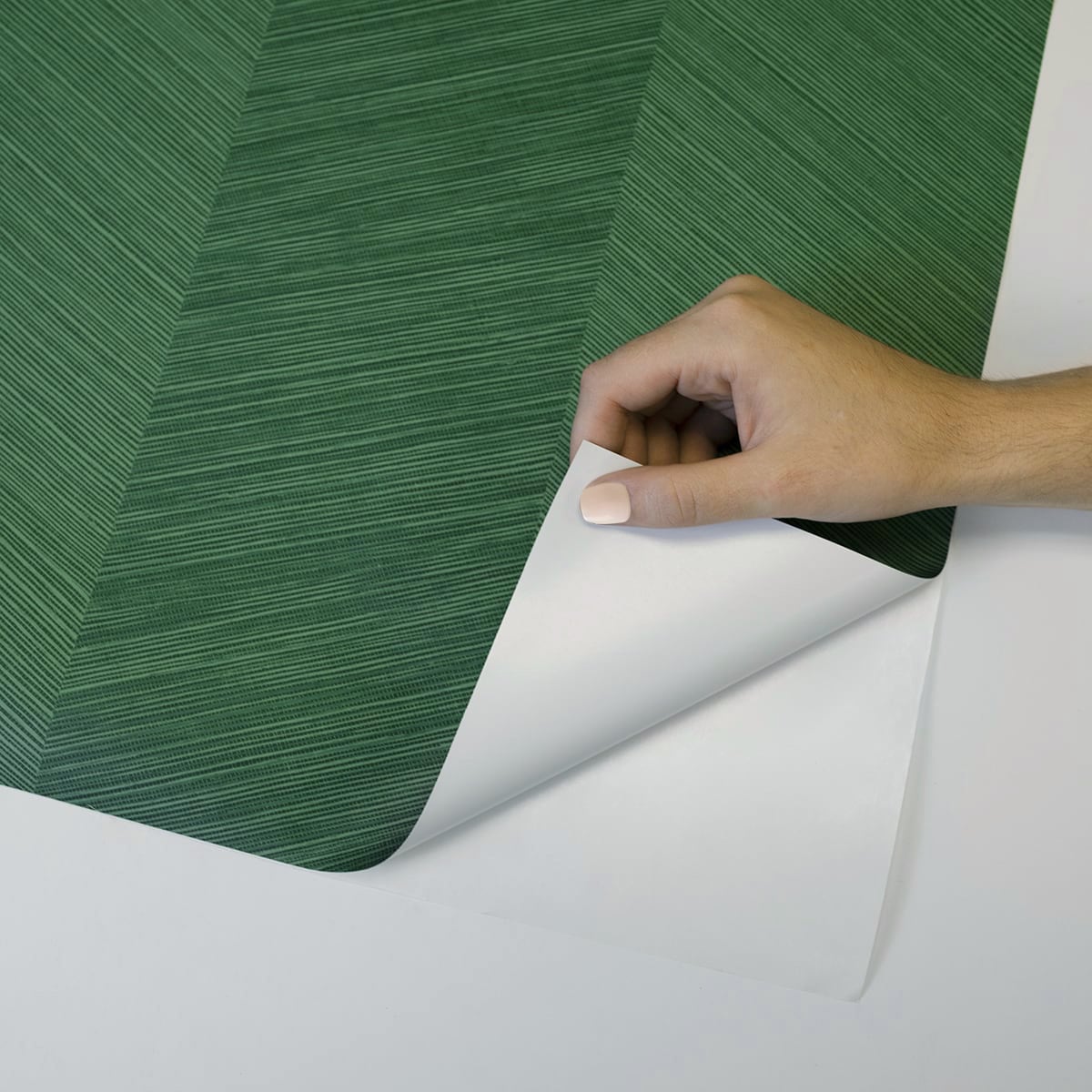 Chevy Hemp Peel and Stick Removable Wallpaper