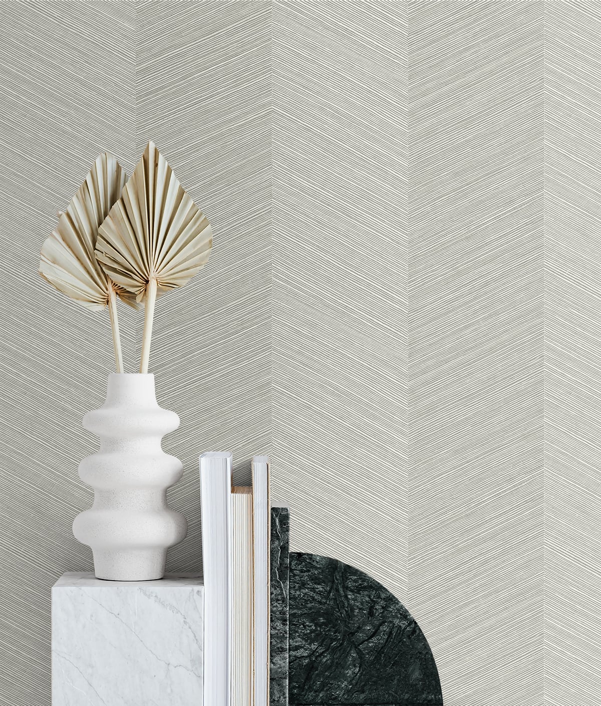Chevy Hemp Peel and Stick Removable Wallpaper