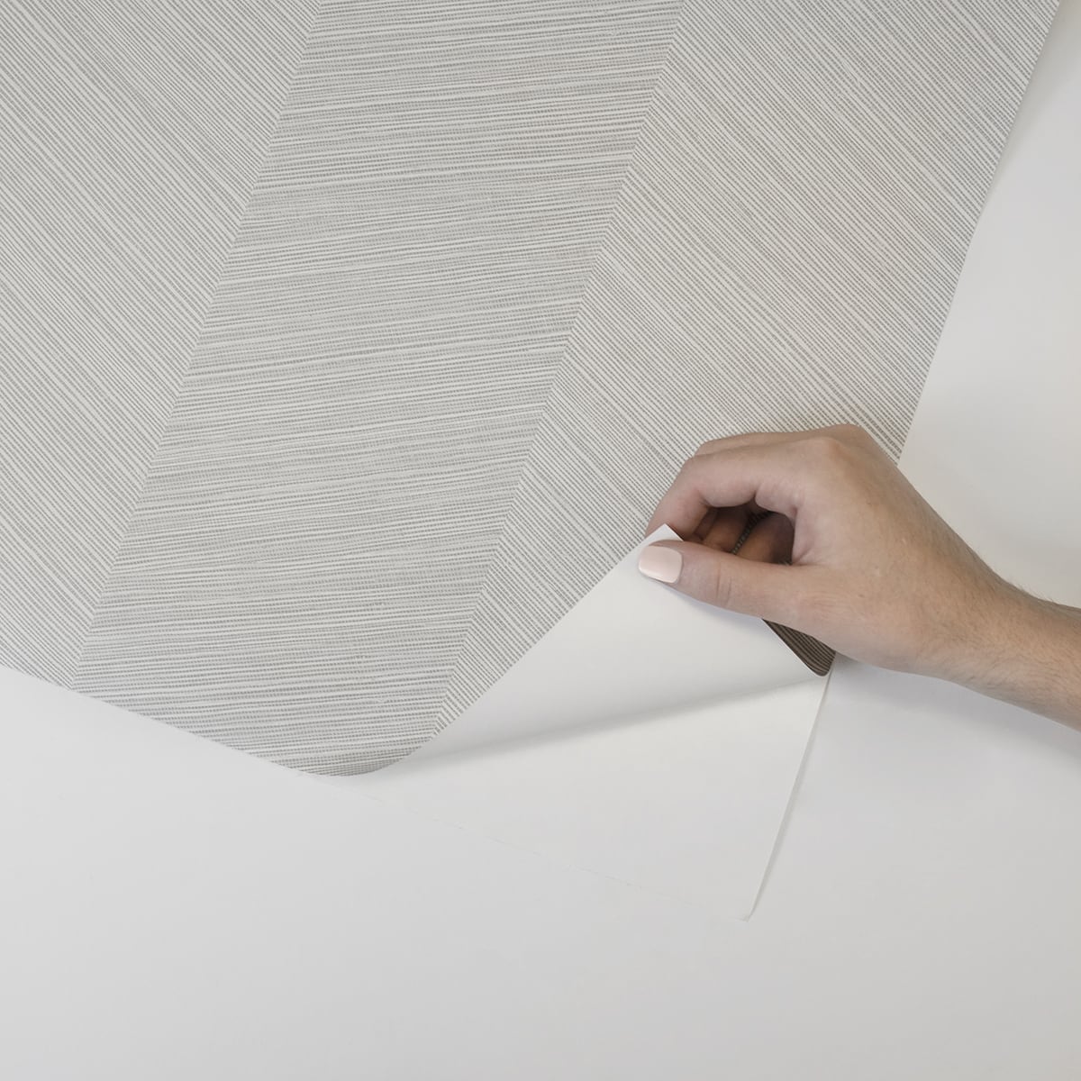 Chevy Hemp Peel and Stick Removable Wallpaper