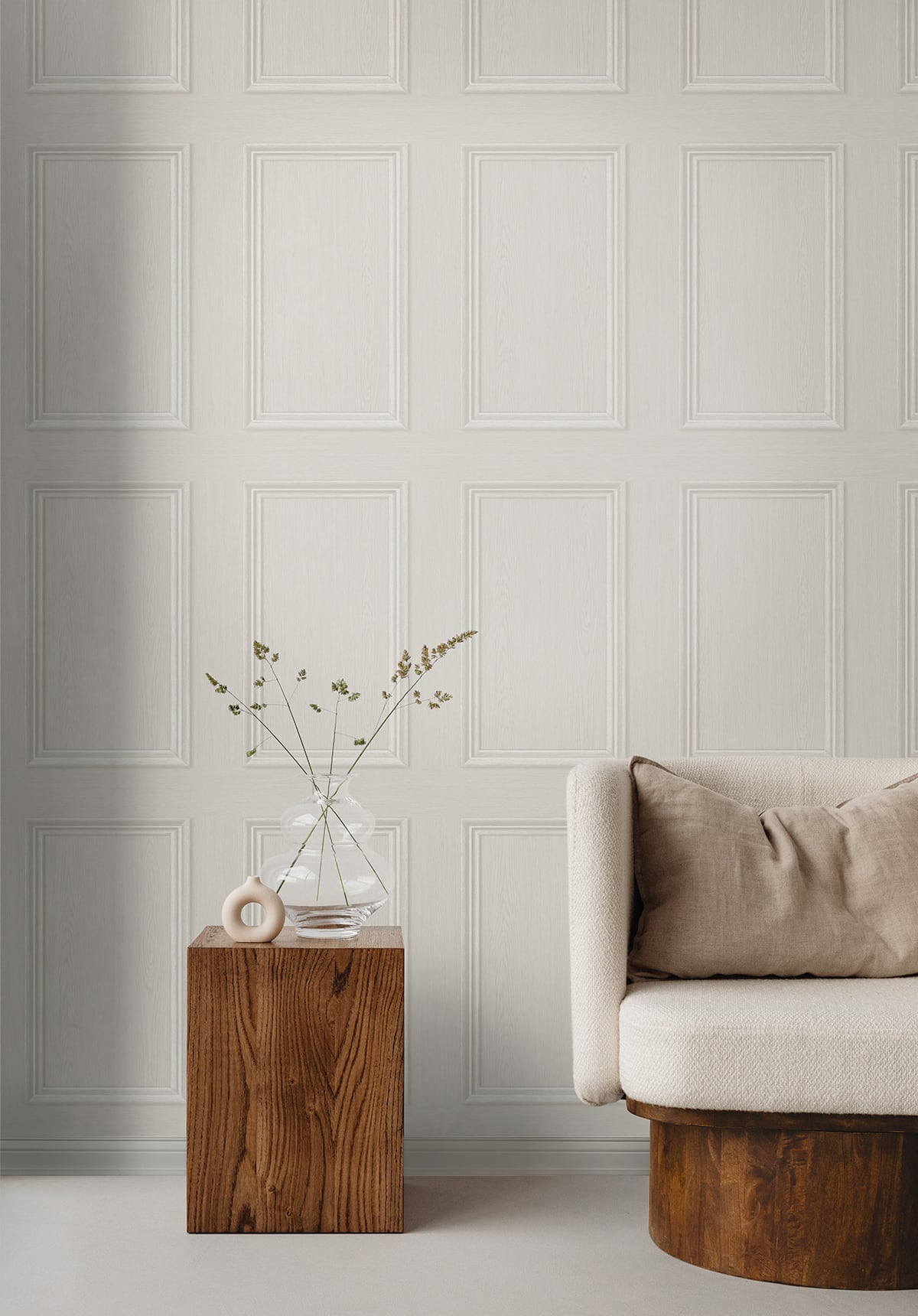 Faux Wood Panel Peel and Stick Removable Wallpaper
