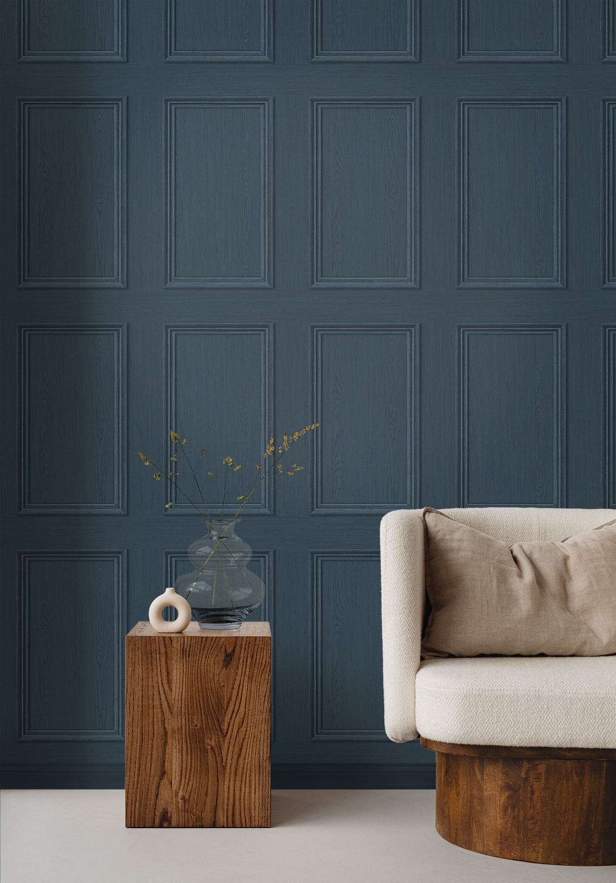 Faux Wood Panel Peel and Stick Removable Wallpaper