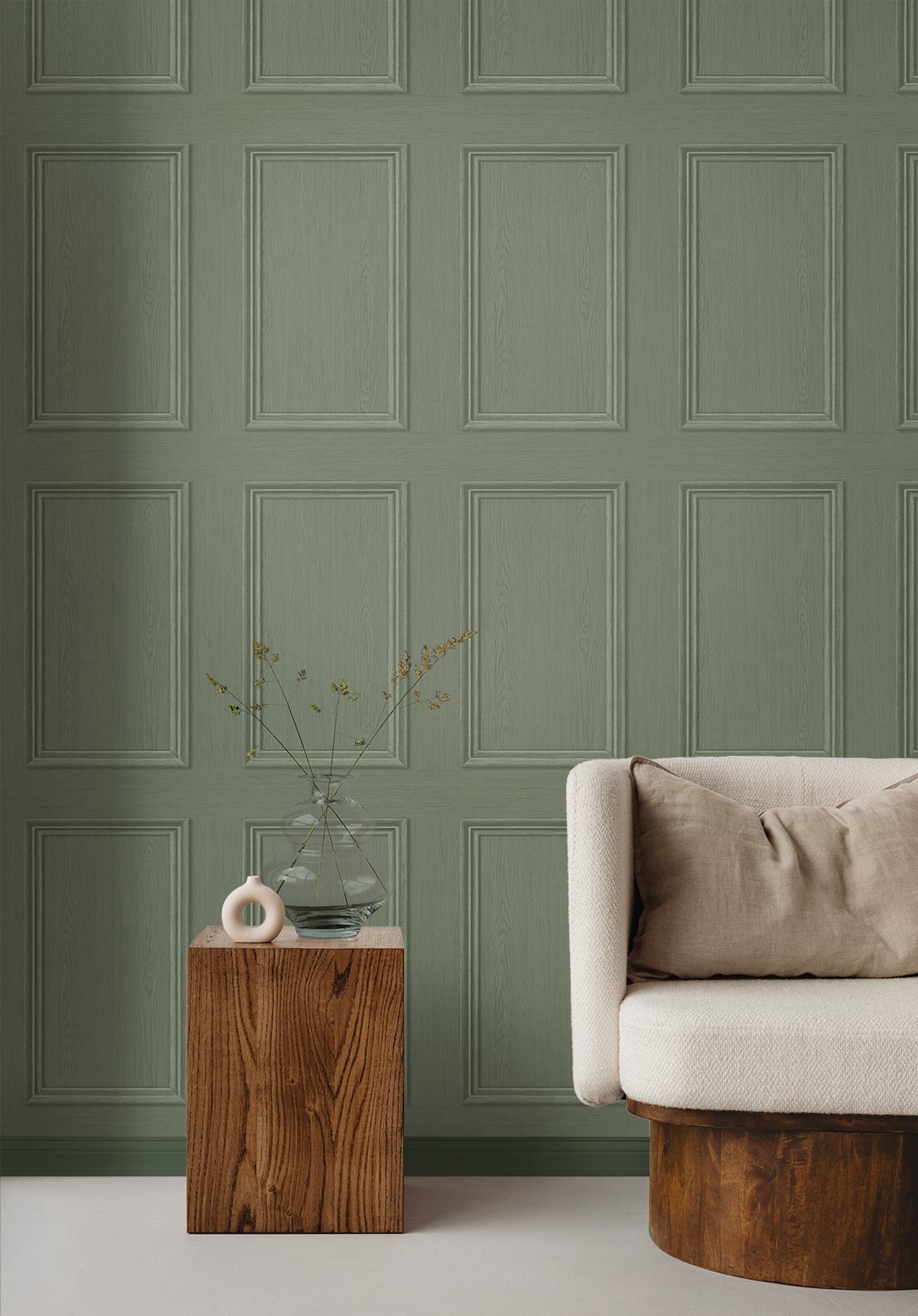 Faux Wood Panel Peel and Stick Removable Wallpaper