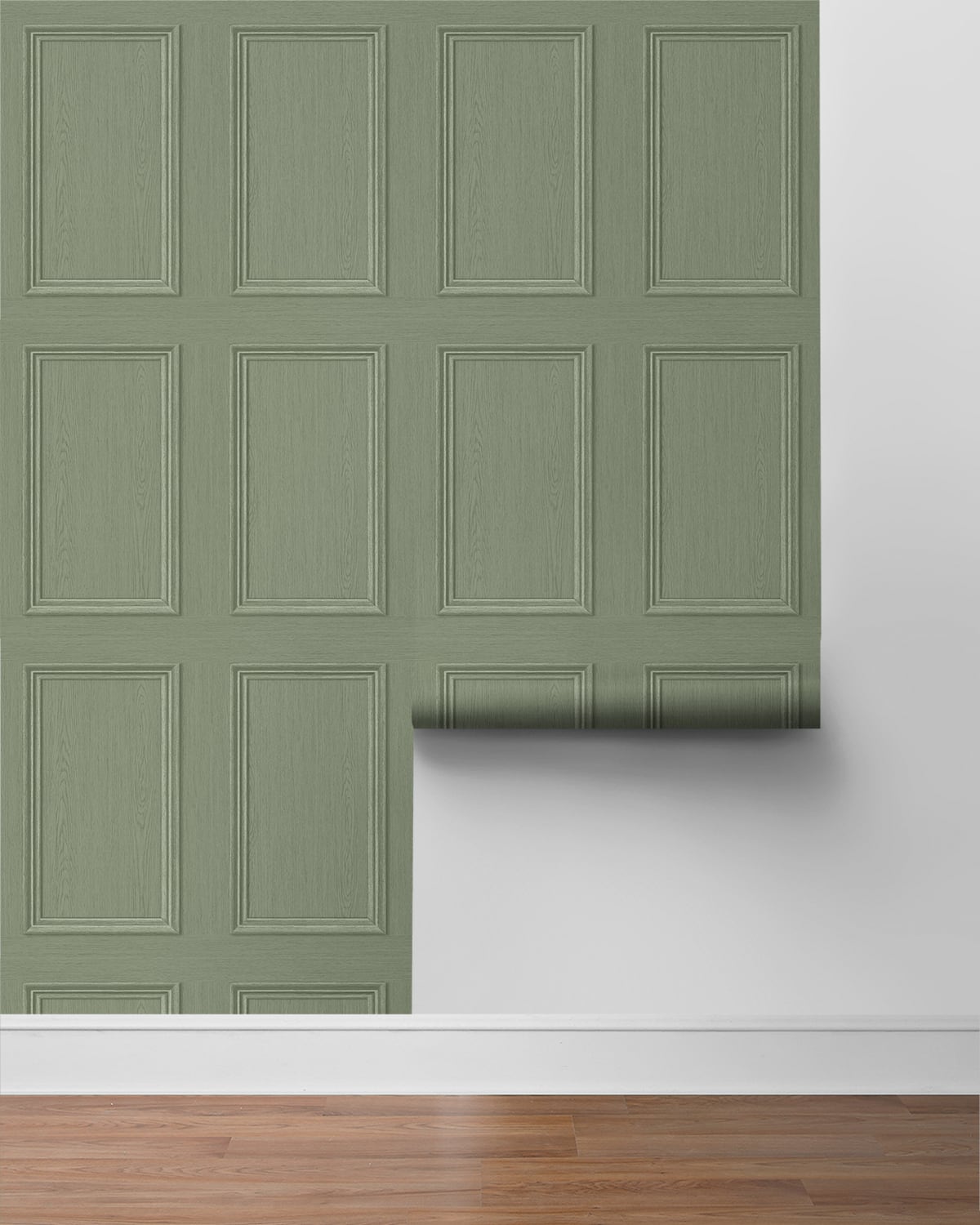 Faux Wood Panel Peel and Stick Removable Wallpaper