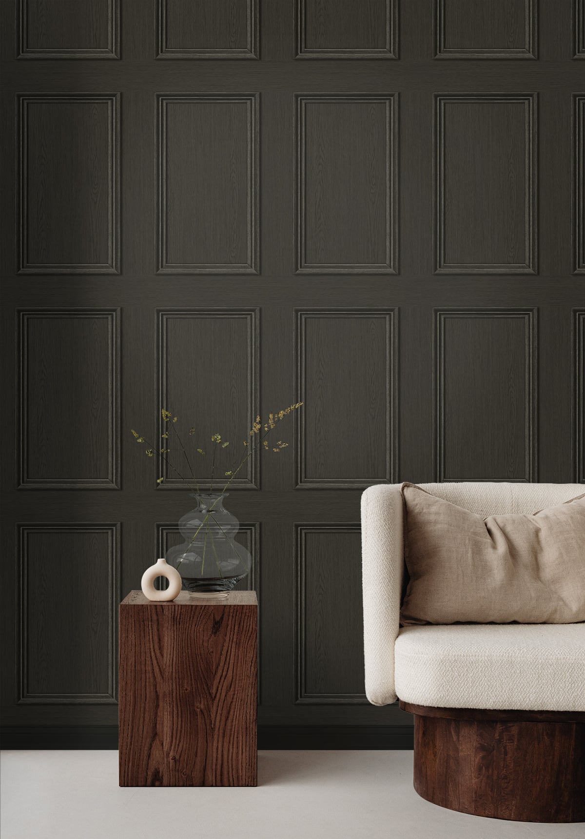 Faux Wood Panel Peel and Stick Removable Wallpaper