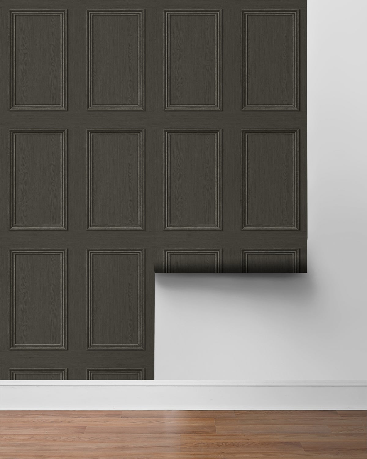 Faux Wood Panel Peel and Stick Removable Wallpaper