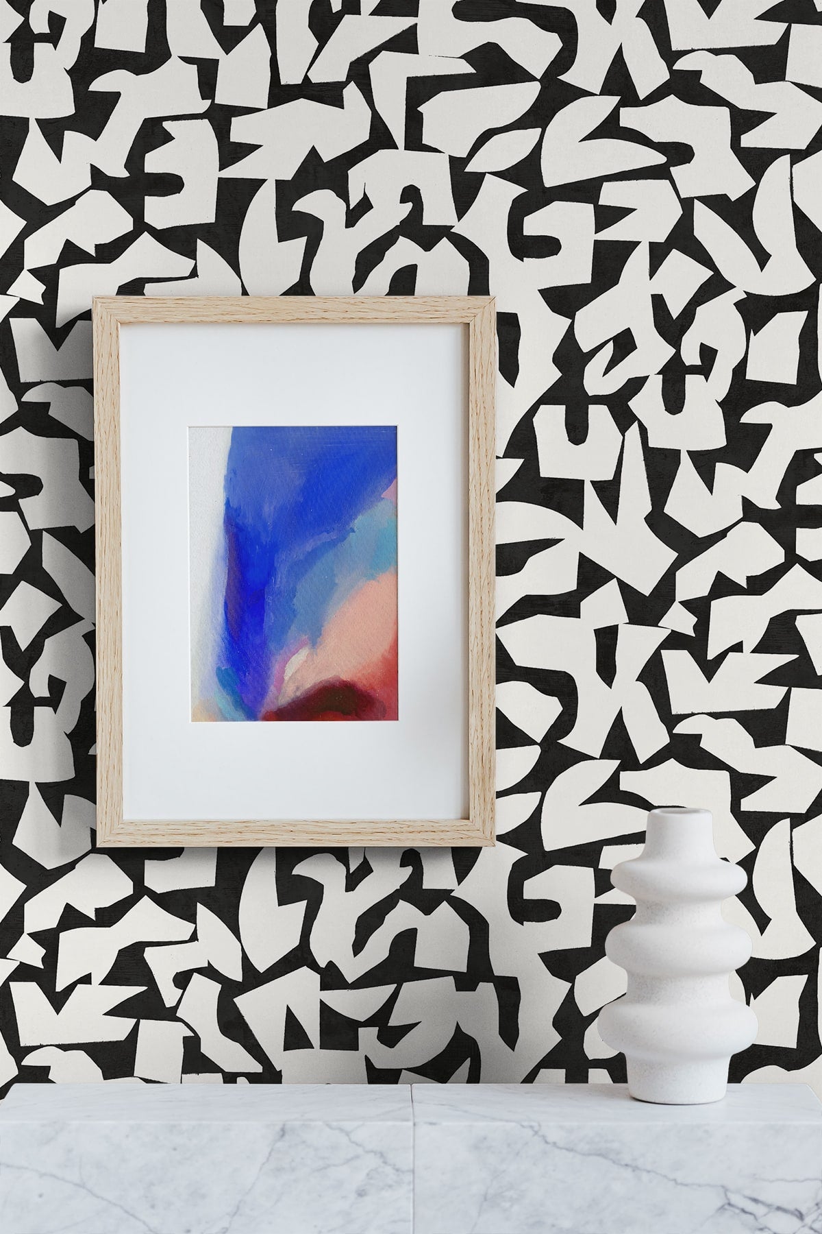 Graphic Geo Contemporary Peel and Stick Removable Wallpaper