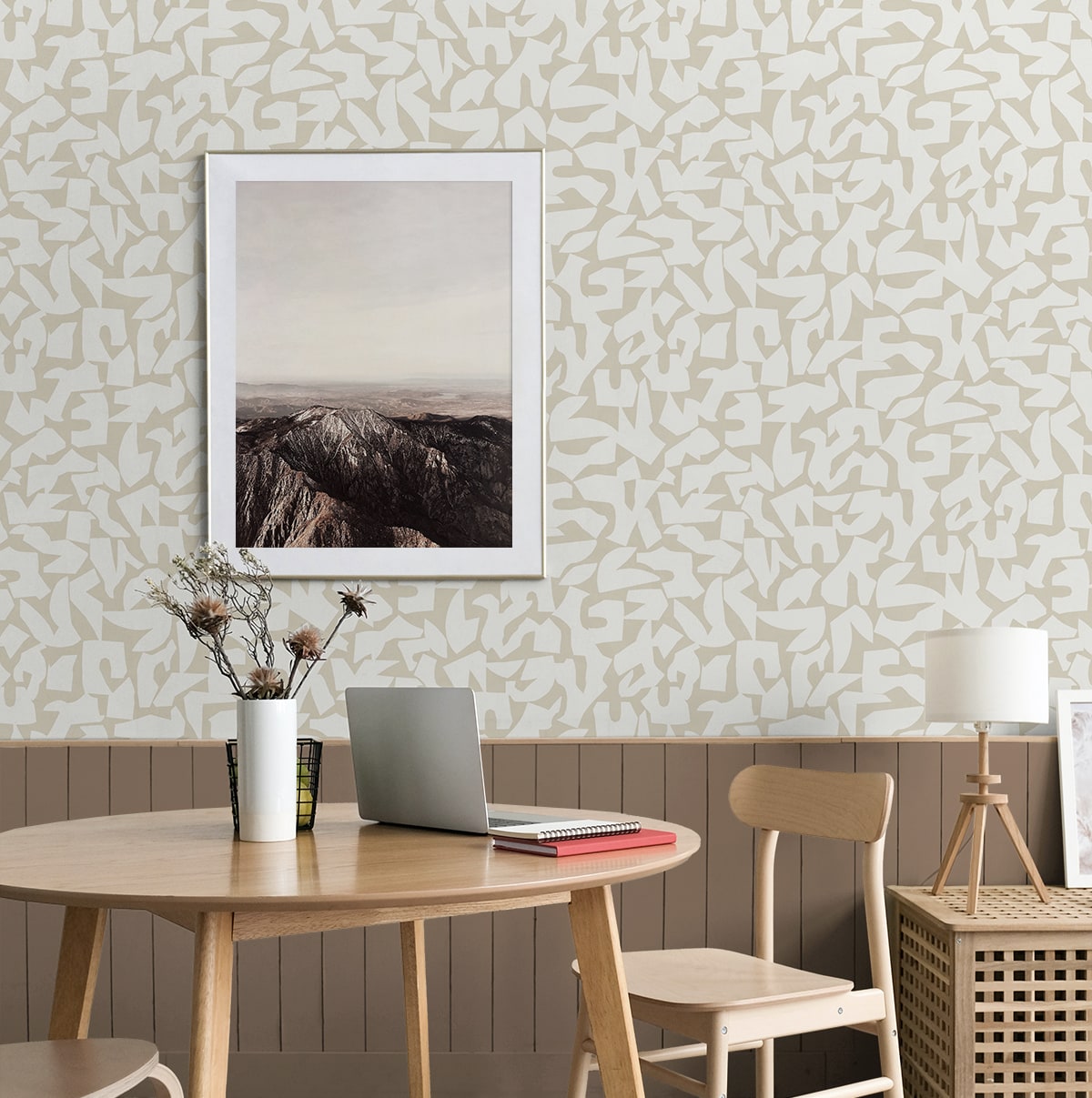 Graphic Geo Contemporary Peel and Stick Removable Wallpaper