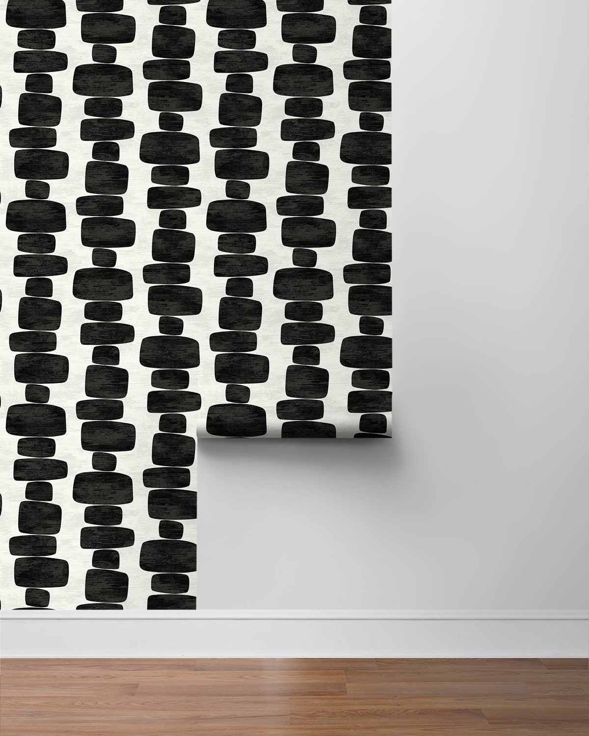 Stripe Block Contemporary Peel and Stick Removable Wallpaper
