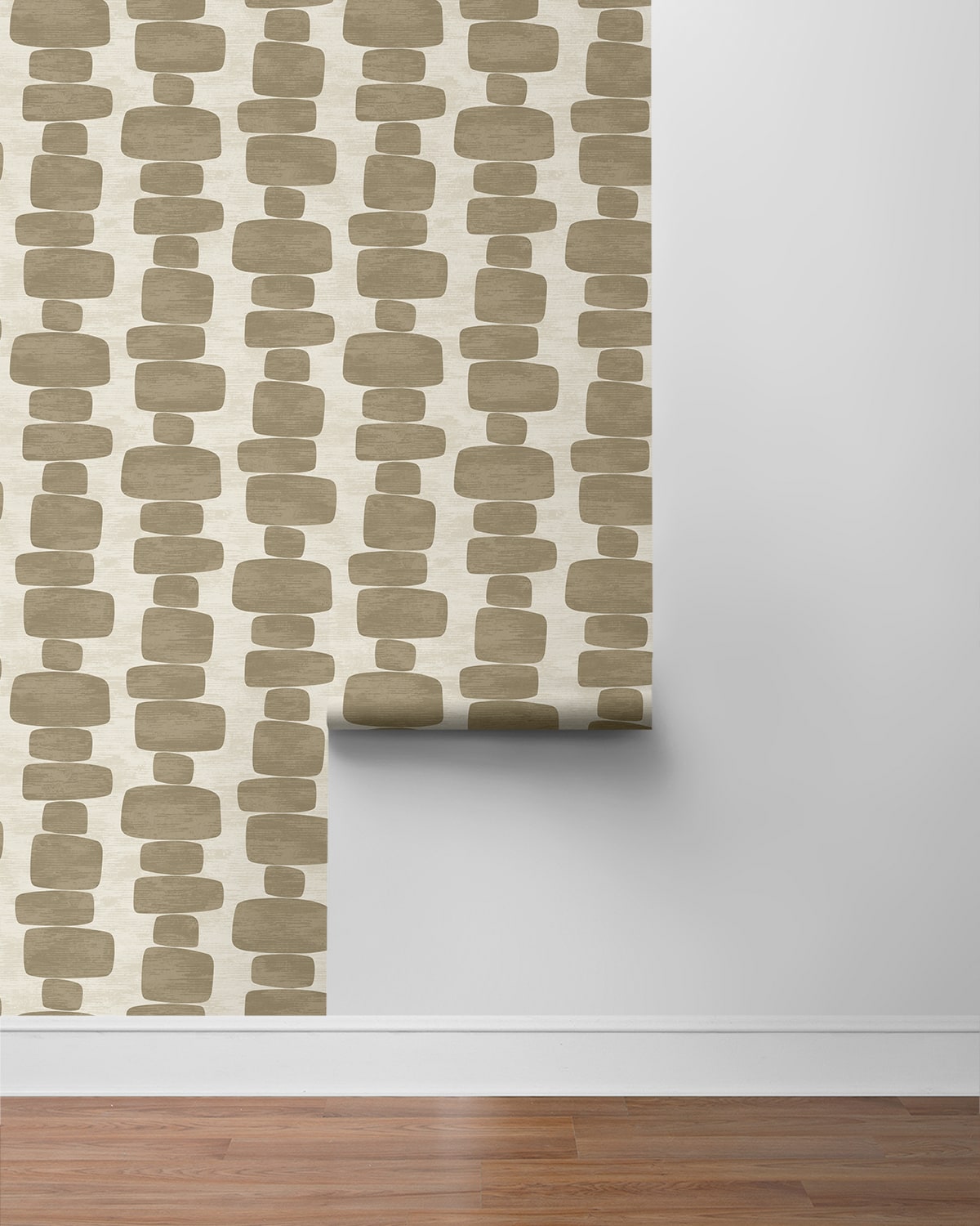 Stripe Block Contemporary Peel and Stick Removable Wallpaper
