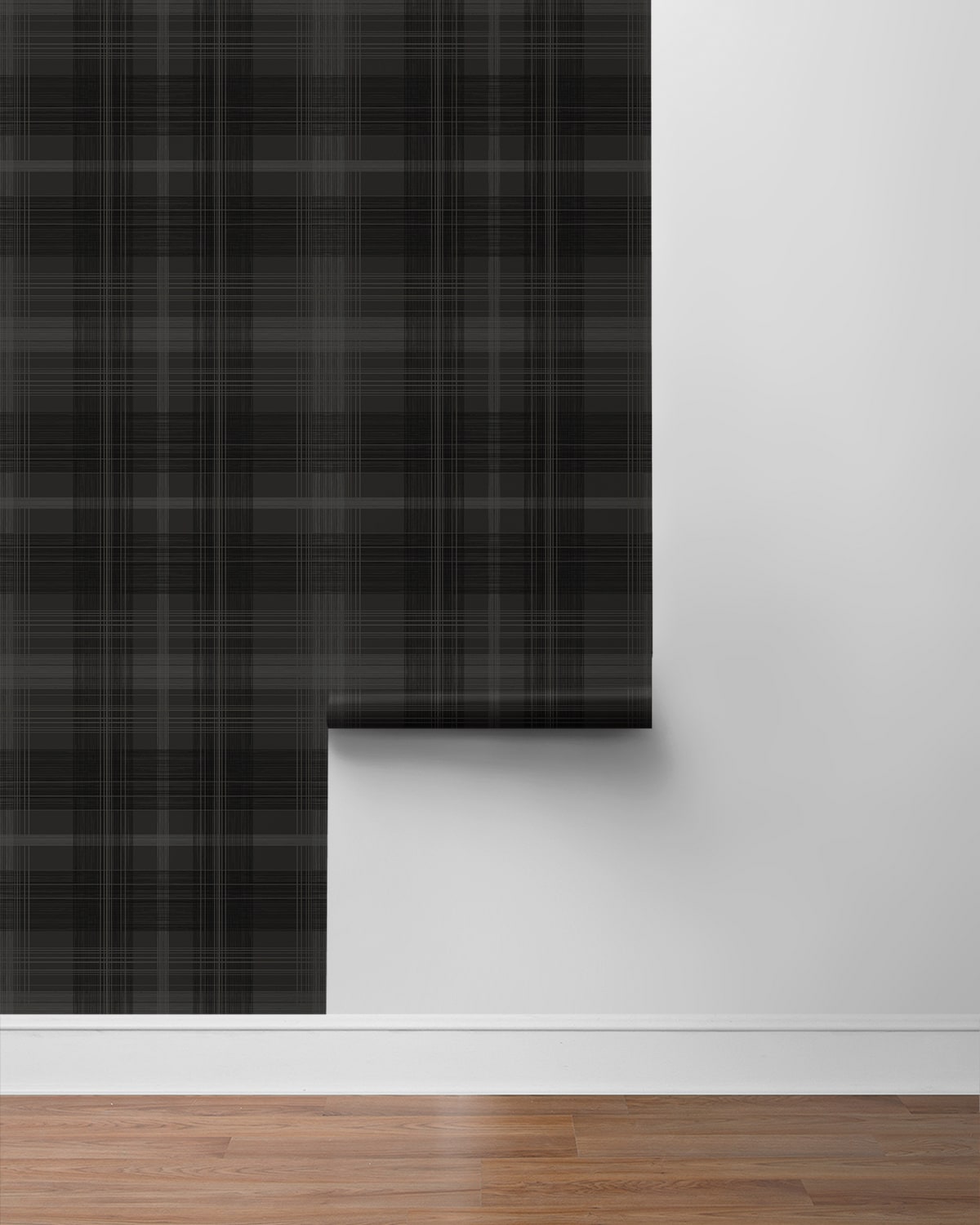 Crossroads Plaid Peel and Stick Removable Wallpaper