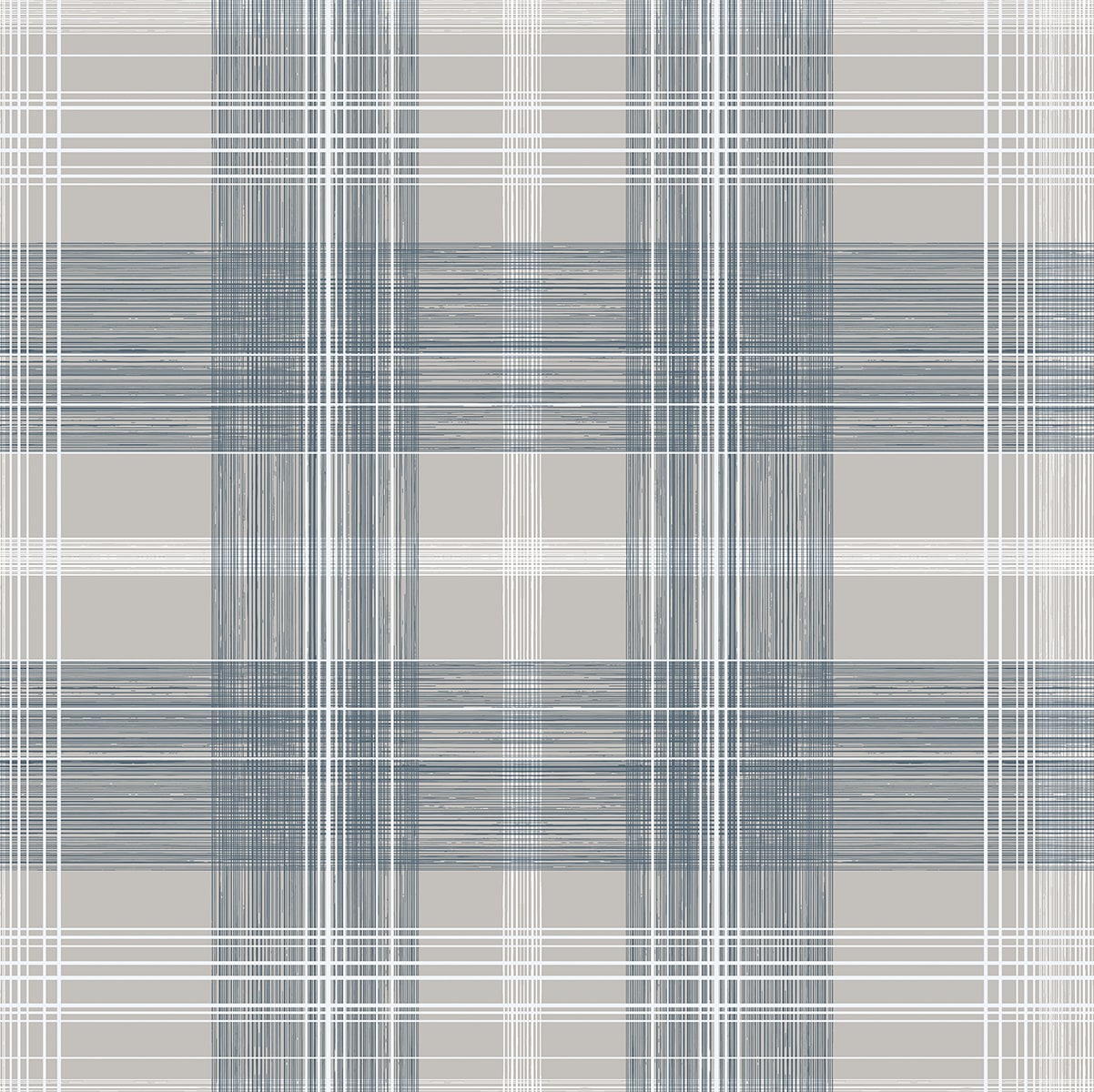 Crossroads Plaid Peel and Stick Removable Wallpaper